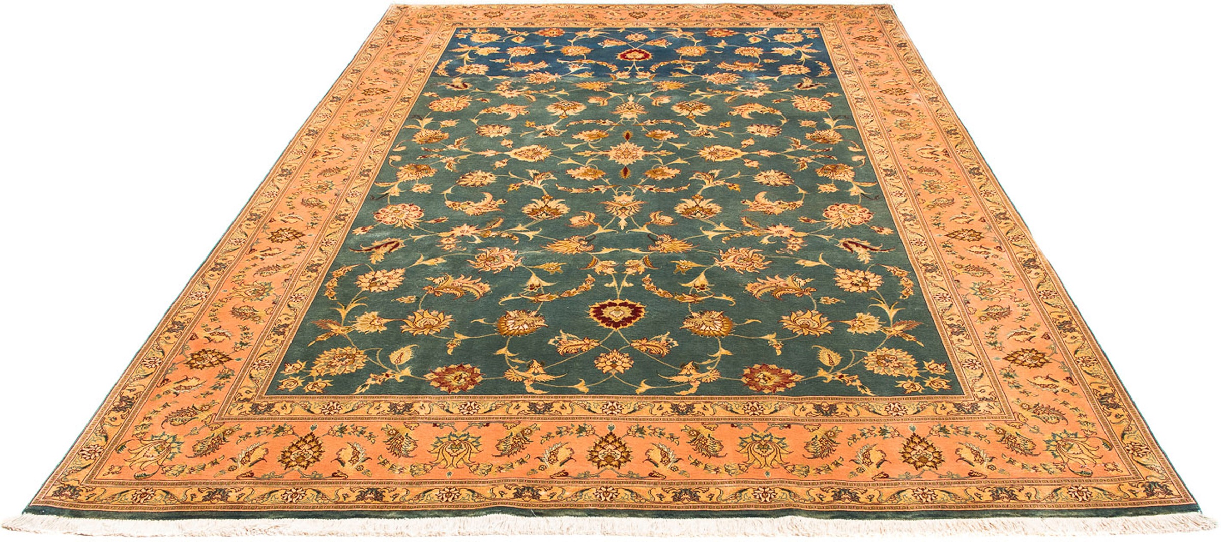 morgenland Orientteppich »Perser - Täbriz - Royal - 305 x 200 cm - hellgrün günstig online kaufen