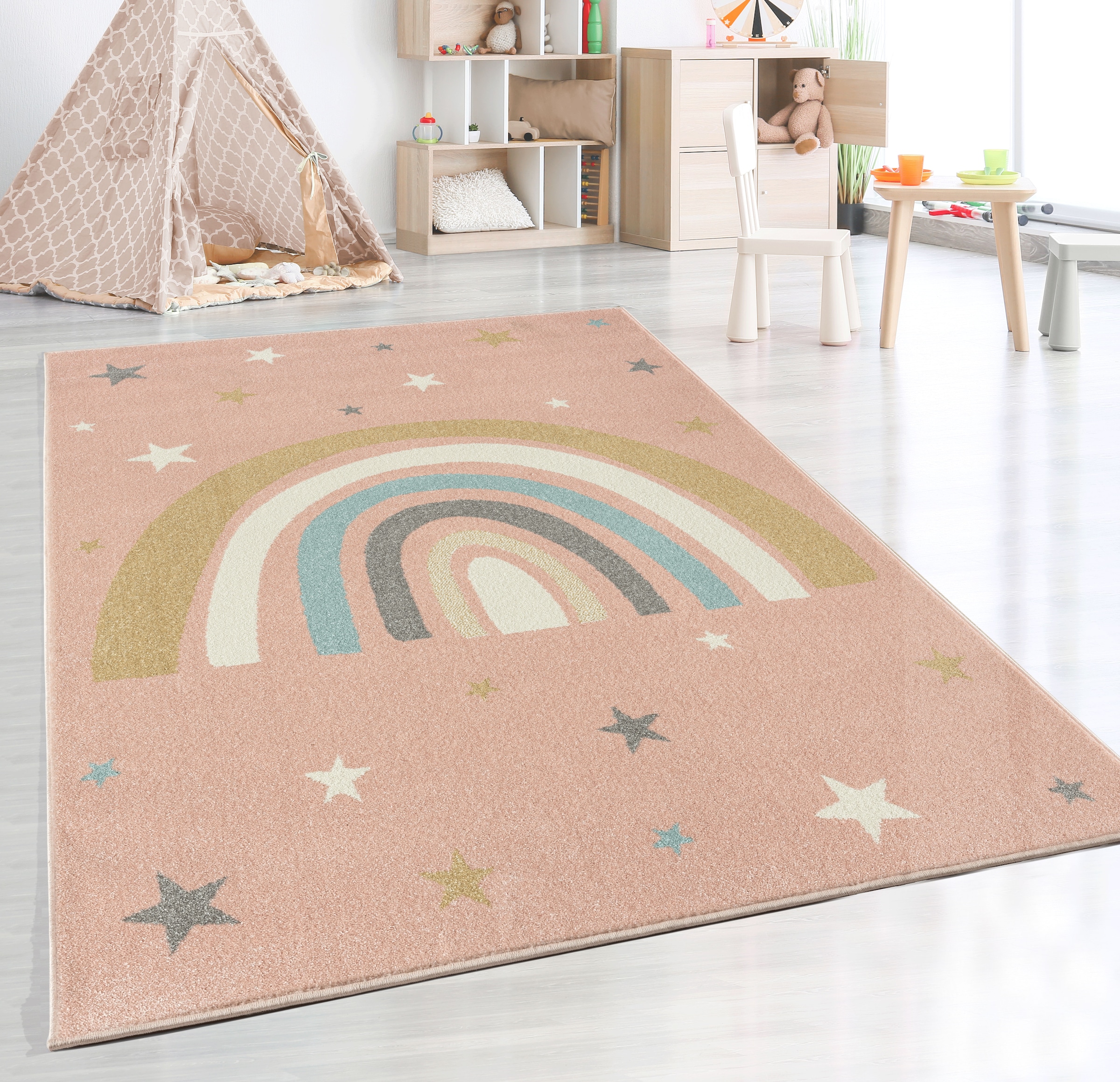 the carpet Teppich »Beat Kids«, rechteckig, 9 mm Höhe, Kids Kinderzimmer Te günstig online kaufen