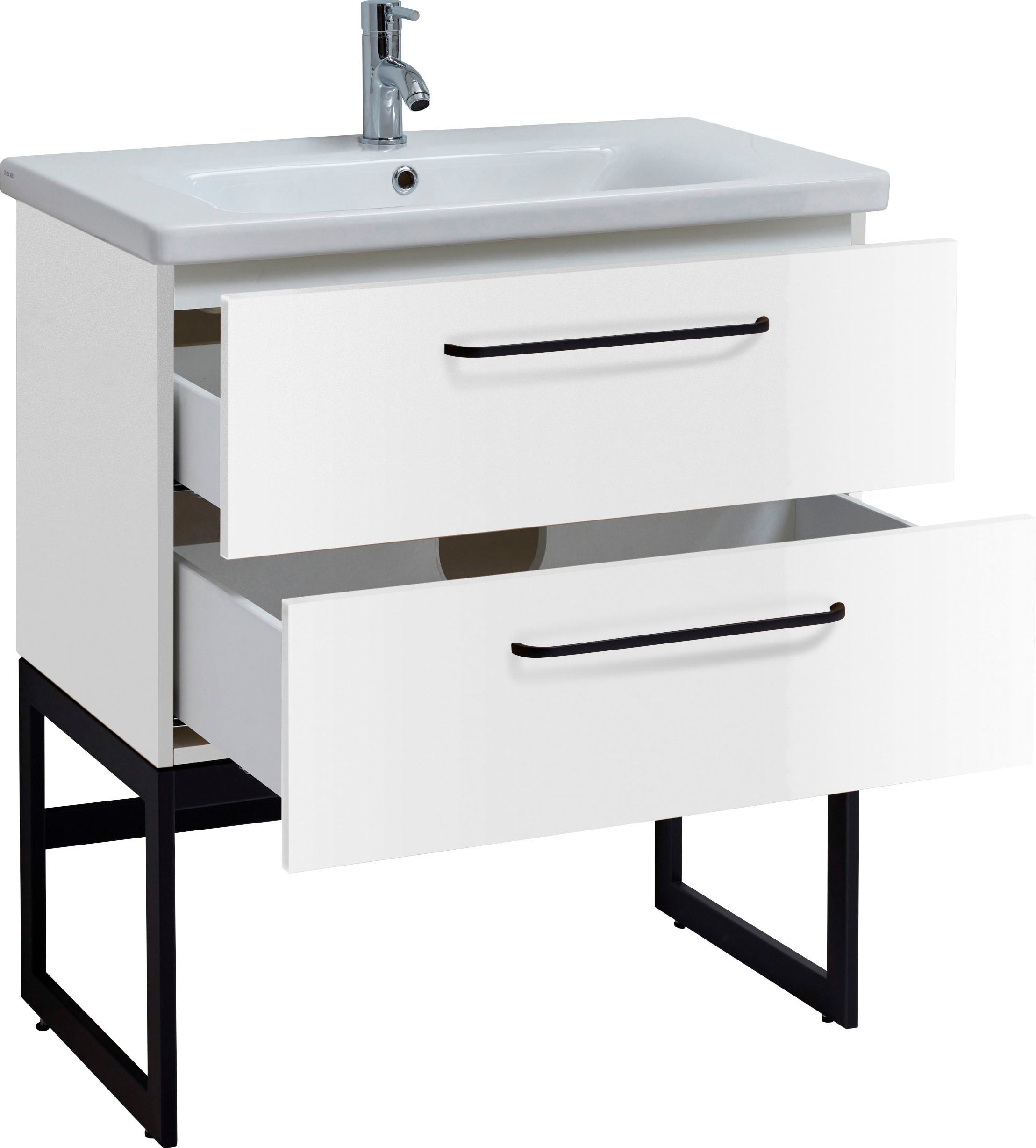 OPTIFIT Waschtisch »Yukon«, Breite 80 cm, mit Keramikbecken
