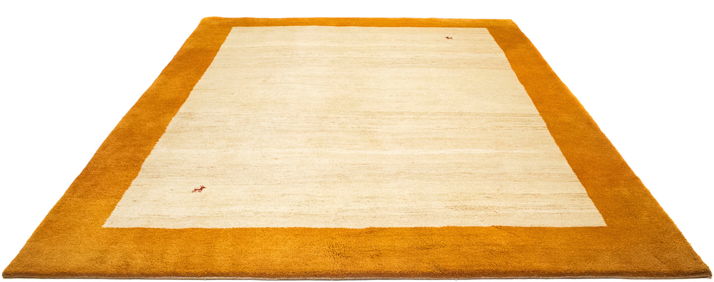 morgenland Wollteppich »Gabbeh - Perser - 338 x 250 cm - beige«, rechteckig günstig online kaufen