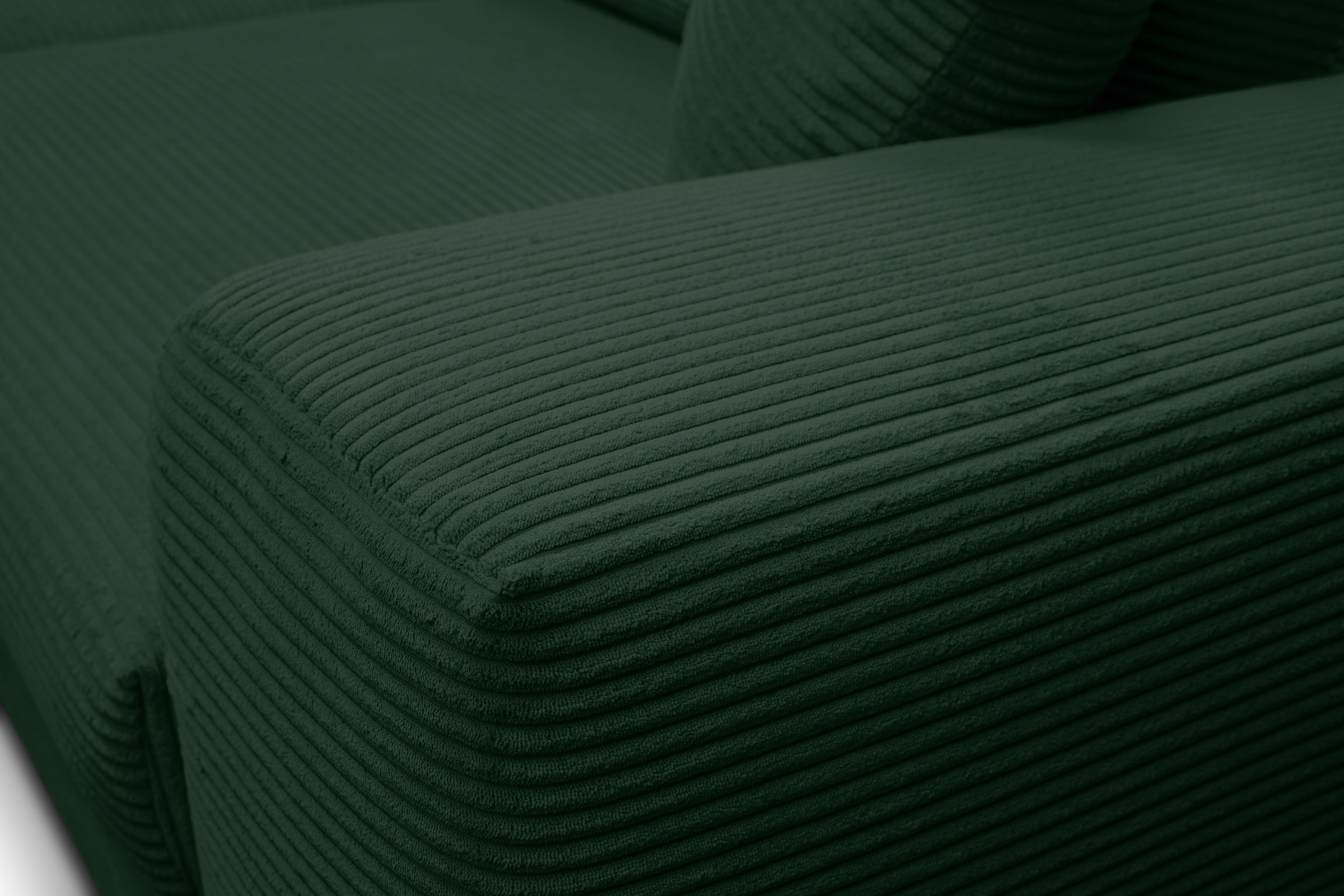 WERK2 Big-Sofa »Rozzana Mega Sofa mit viel Platz, aktuelle Bezüge. Breite 246cm« mit losen Rückenkissen, gemütlich, in Cord, Breitcord und Plüsch Bezug