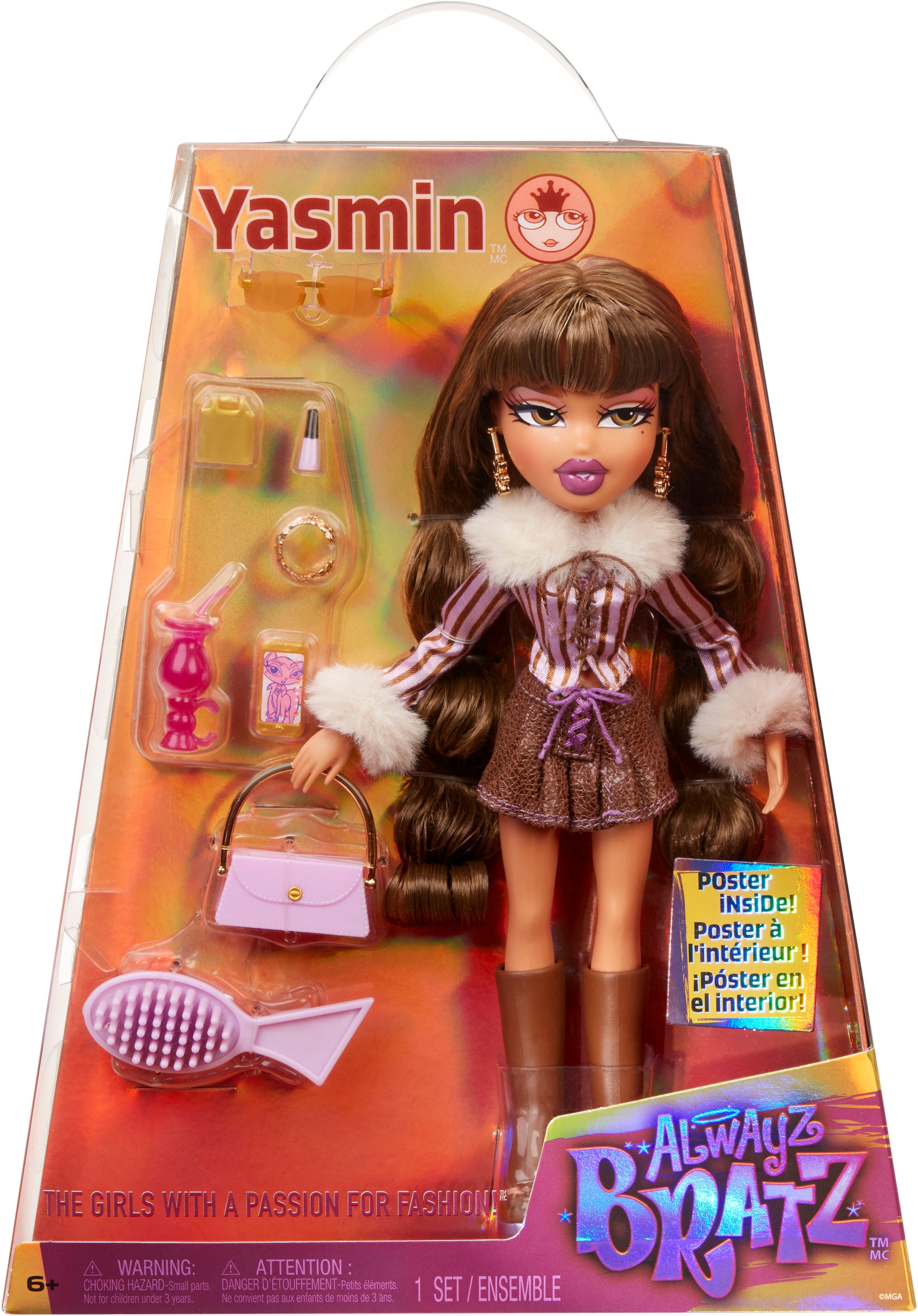 Anziehpuppe »Bratz, Alwayz Bratz Doll - Yasmin«, inklusive Poster