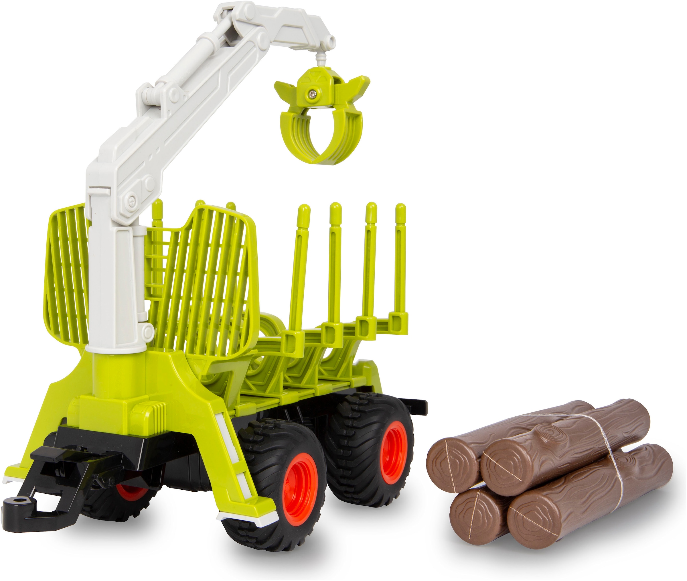 Jamara Spielzeug-Forstmaschine »Holzrückewagen mit Kranarm 1:24S«