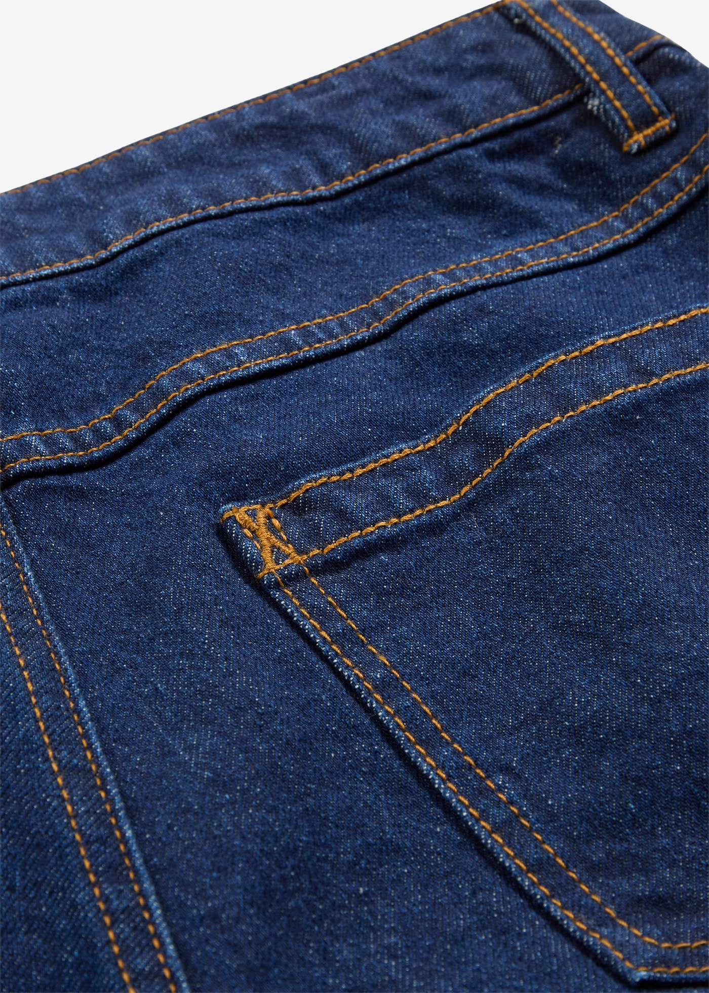 bonprix Weite Jeans mittlerer Bund, mit Elasthan-Anteil, aus Baumwolle