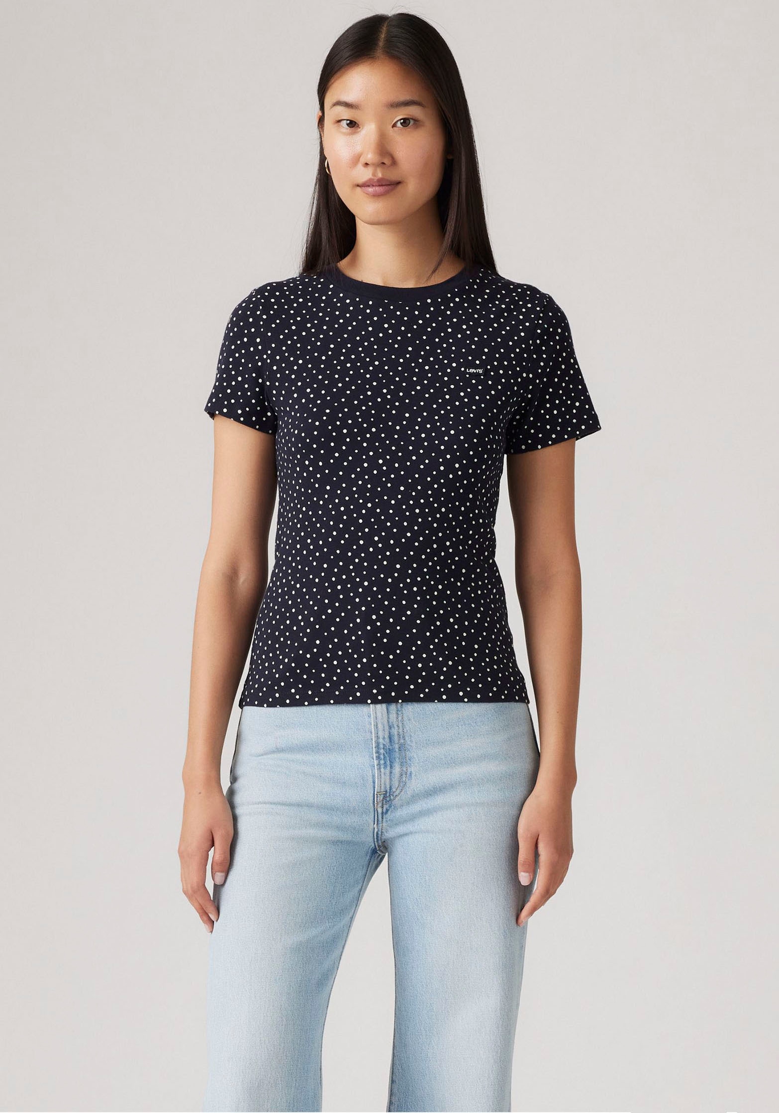 Levi's® T-Shirt »ESSENTIAL HM SS TEE«, Taillierter Schnitt