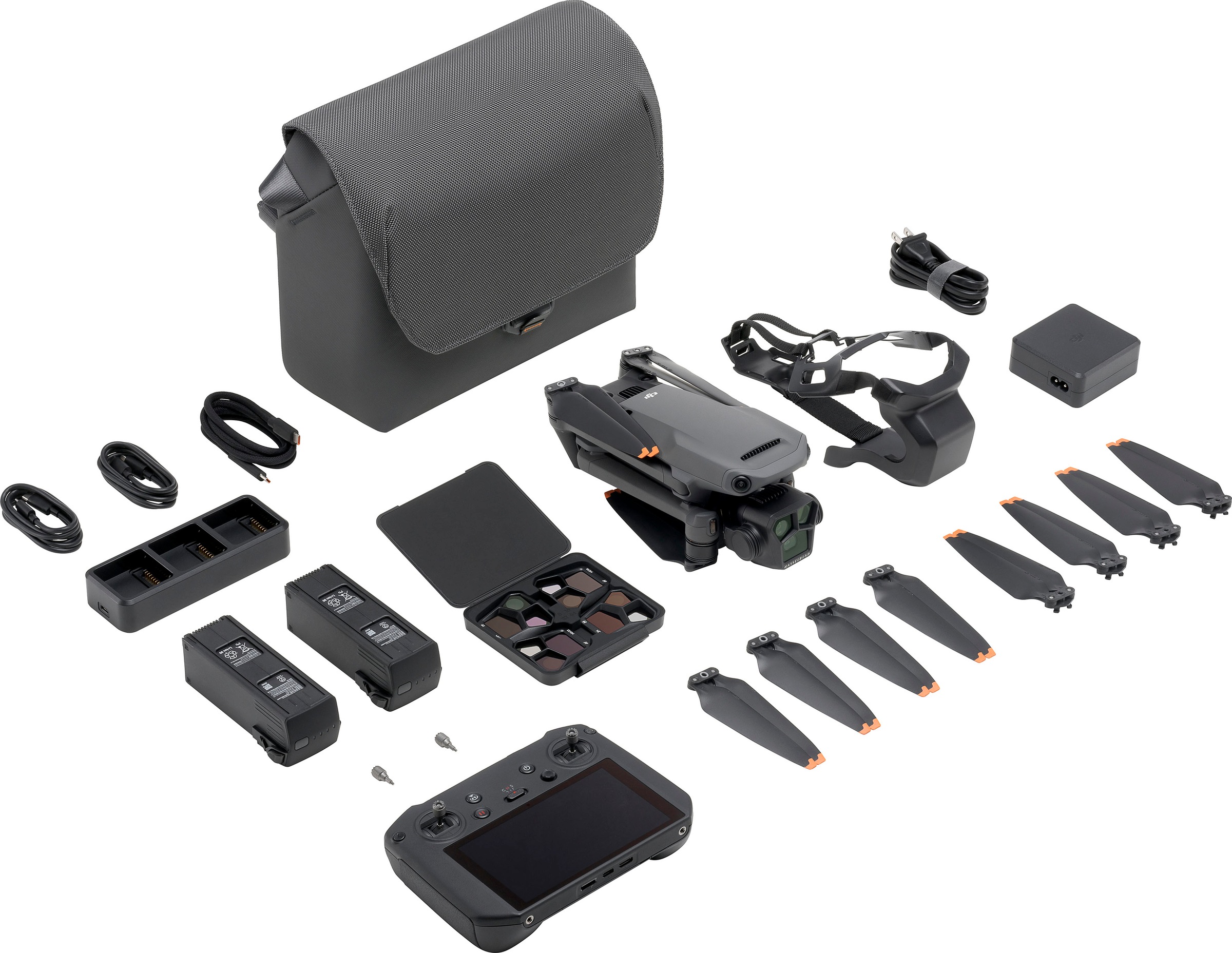 DJI Drohne »DJI Mavic 3 Pro Cine Premium«, (DJI RC Pro Fernsteuerung, 1TB SSD, 3 Akkus und Ladestation)
