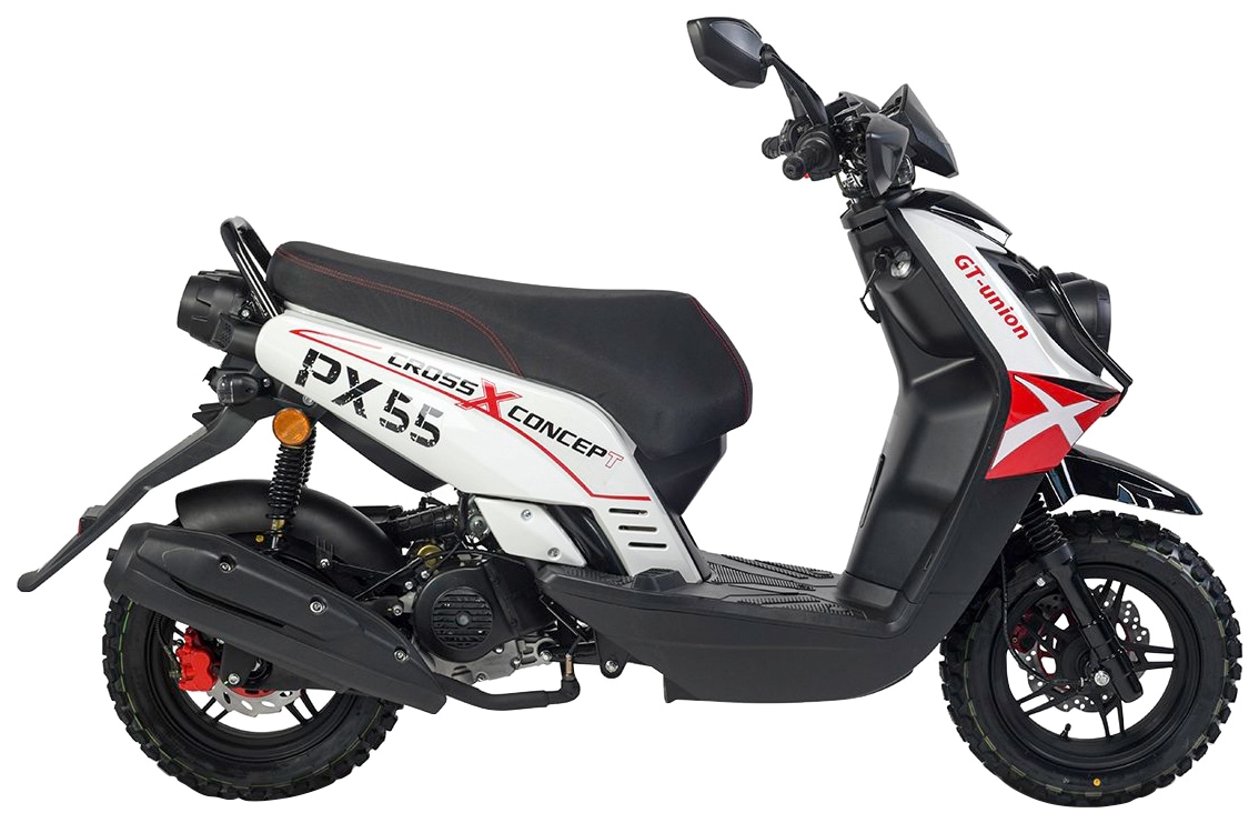 GT UNION Motorroller »PX55 Cross Conzept 45«, 49,6 cm³, 45 km/h, Euro 5, 3 PS, Luftgekühlter Motor