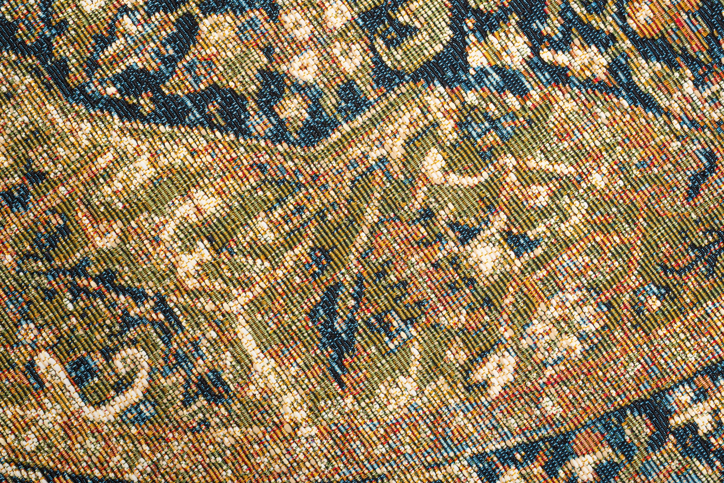 TOM TAILOR HOME Teppich »Funky Outdoor Orient One«, rund, 5 mm Höhe, Flachgewebe, Orient-Optik, In- und Outdoor geeignet, Wohnzimmer