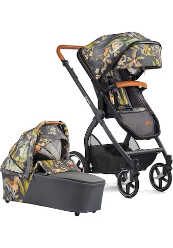 Kombi-Kinderwagen »FX4 Soft+ mit Aufsatz Life, schwarz/cognac, schiefergrau«