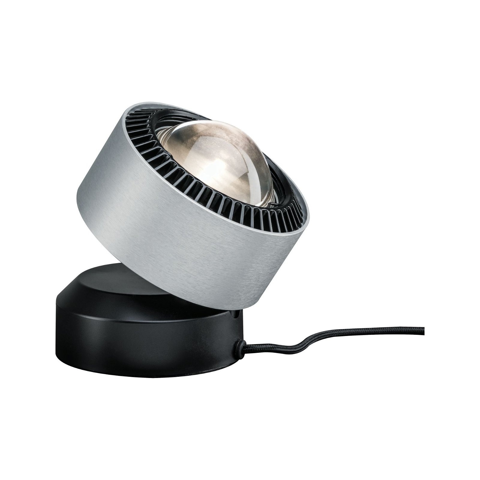 Paulmann LED Tischleuchte »Aldan 1x3,5W Schwarz/Alu gebürstet 230V Aluminium«, 1 flammig, dimmbar