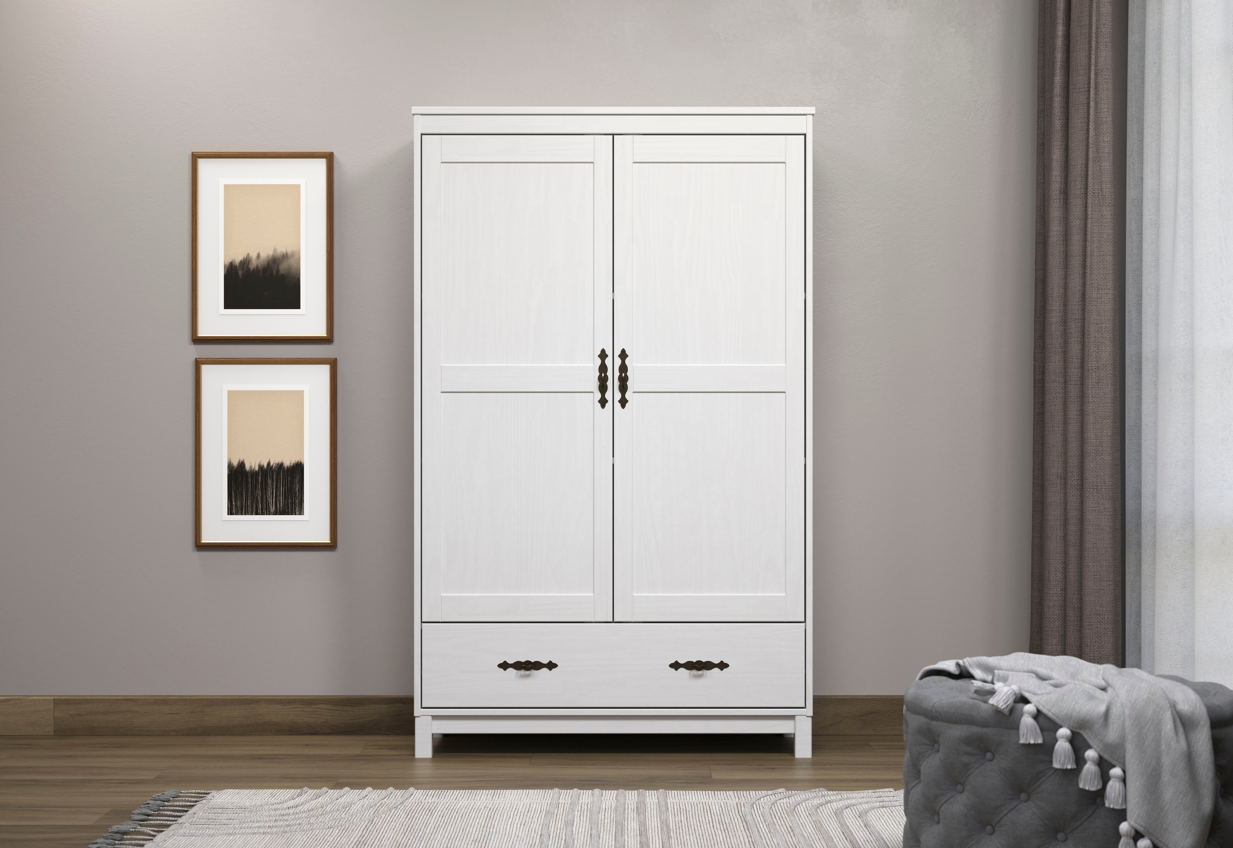 Home affaire Kleiderschrank Sandnes Kieferschrank Schlafzimmer günstig online kaufen