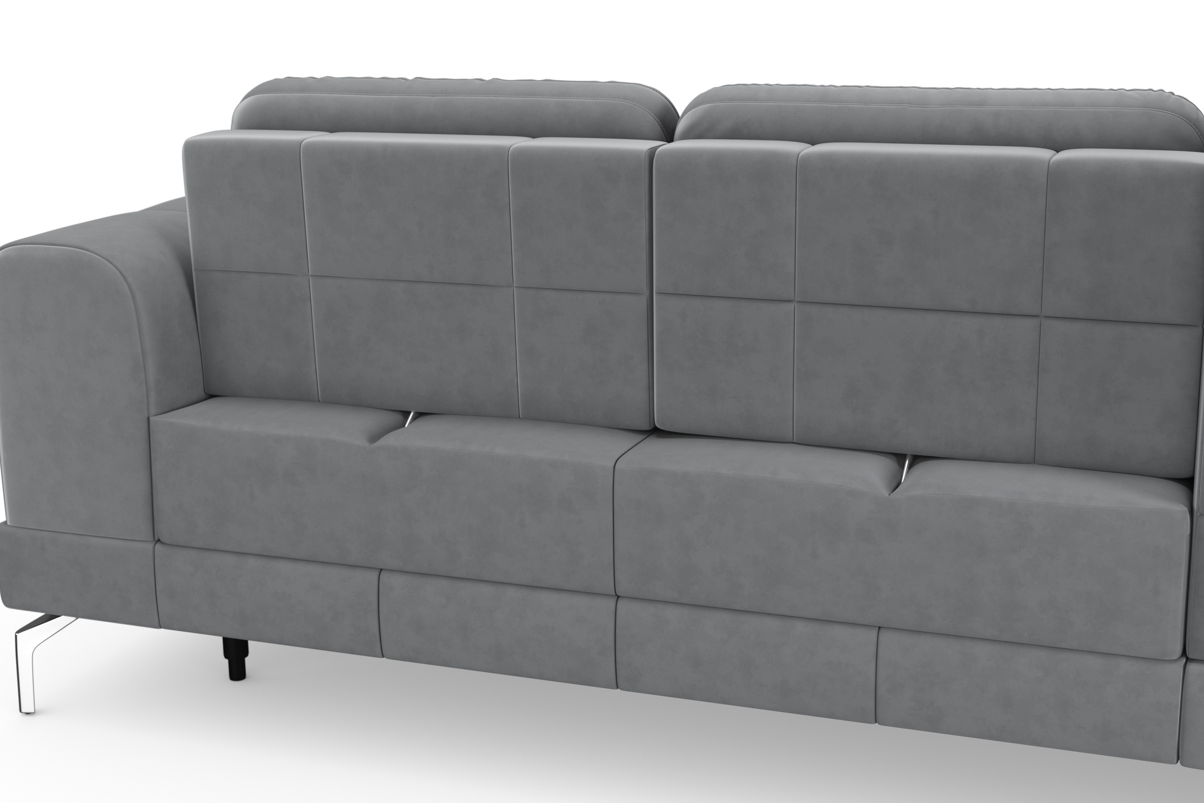 sit&more Ecksofa »Bendigo L-Form«, inklusive Sitztiefenverstellung, Bodenfreiheit 15 cm, 2 Fußfarben