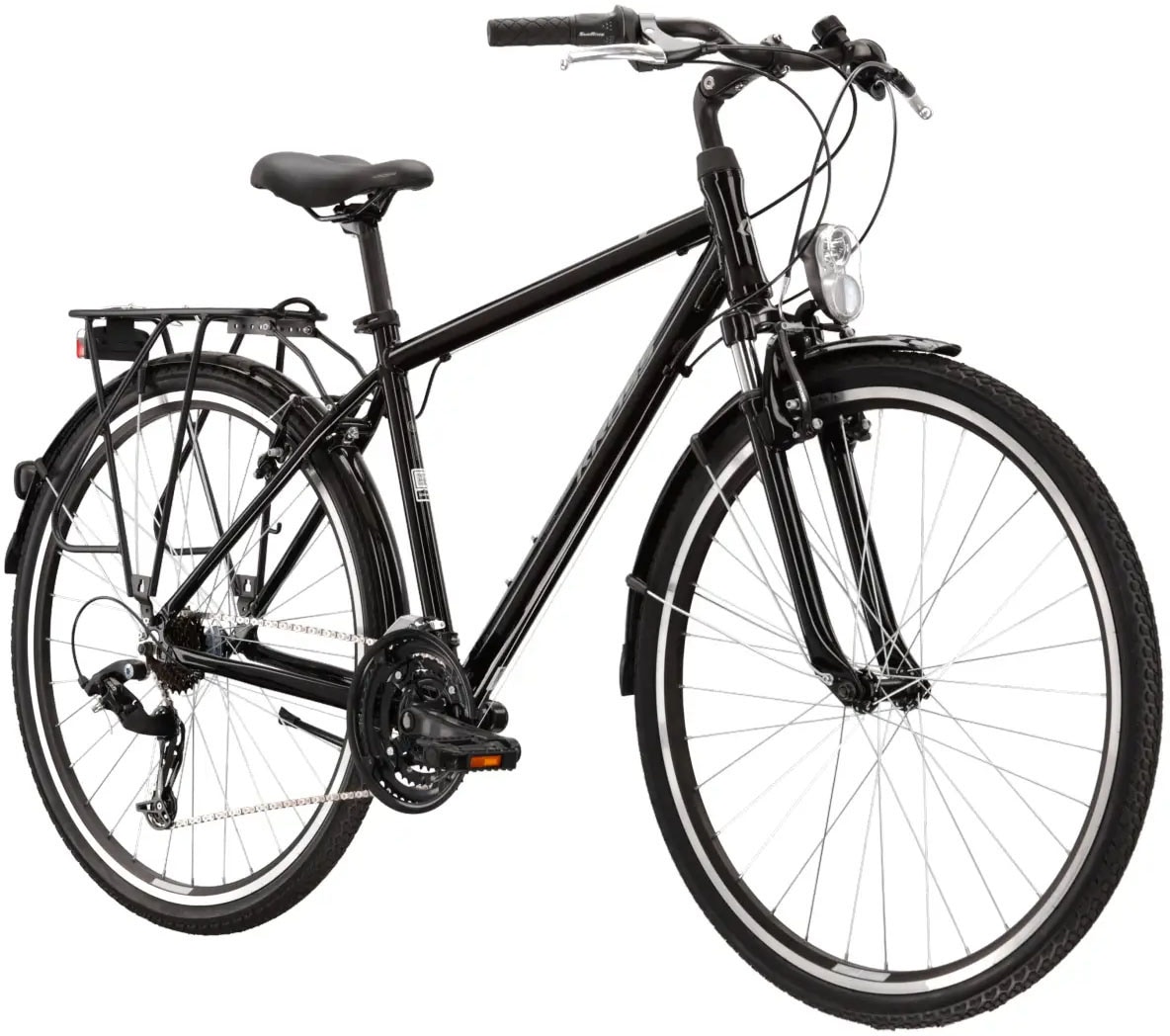 Kross Trekkingrad »Herren-Trekkingrad 28" Trans 1.0 Schwarz 21 Gänge« 21 Gang Shimano SUNRACE RDM41 Schaltwerk Kettenschaltung