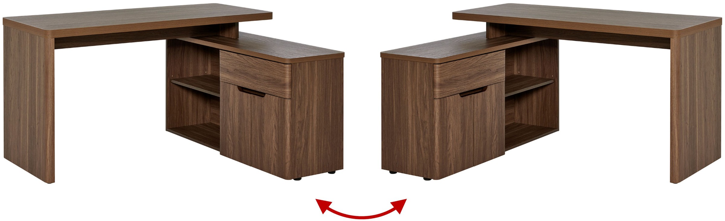 Jahnke Eckschreibtisch »CU-LIBRE 150 E« 1 Stk. tlg. günstig online kaufen