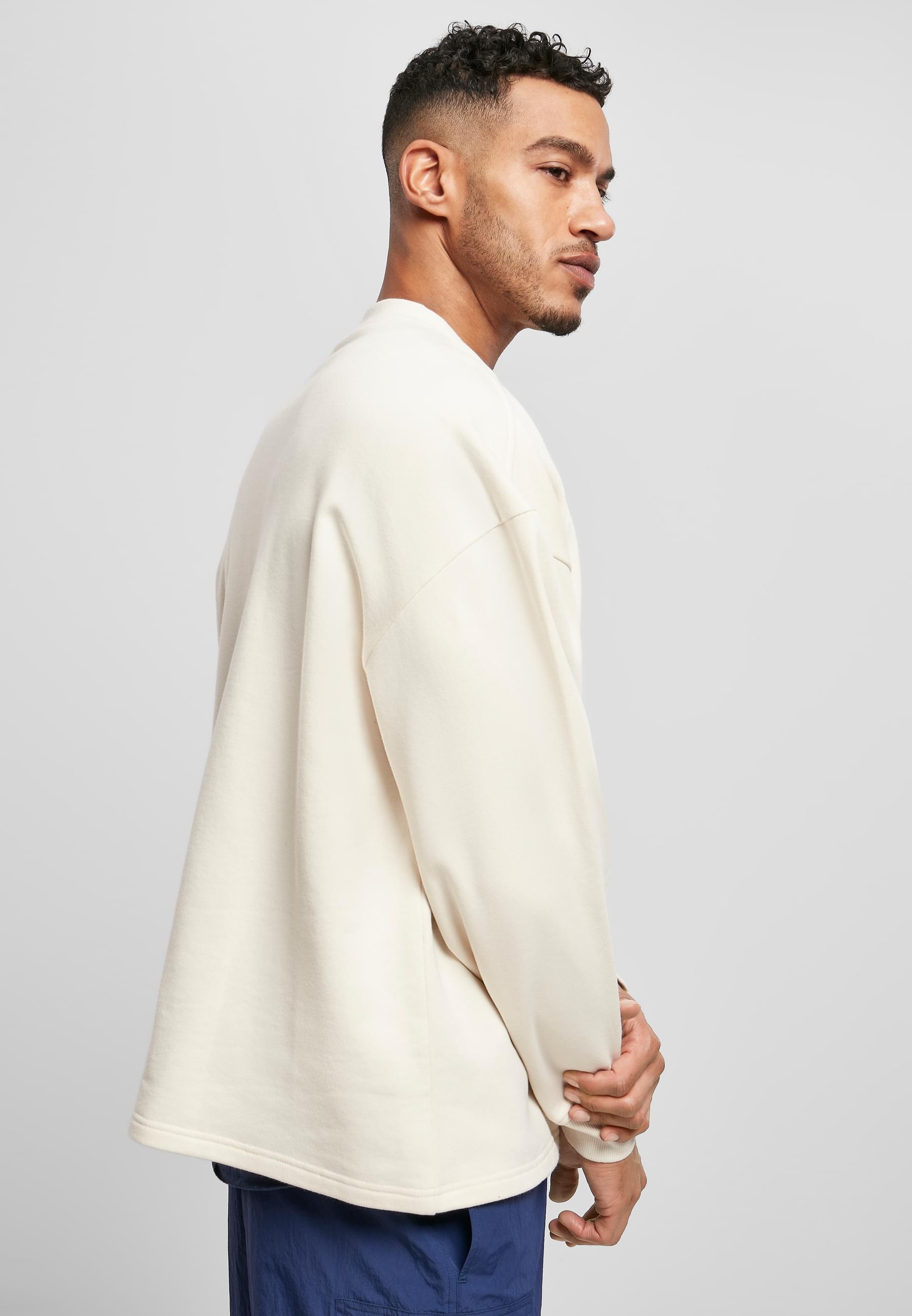 URBAN CLASSICS Rundhalspullover »Urban Classics Herren Organic Oversized Boxy Crew« 1 Stk. tlg.