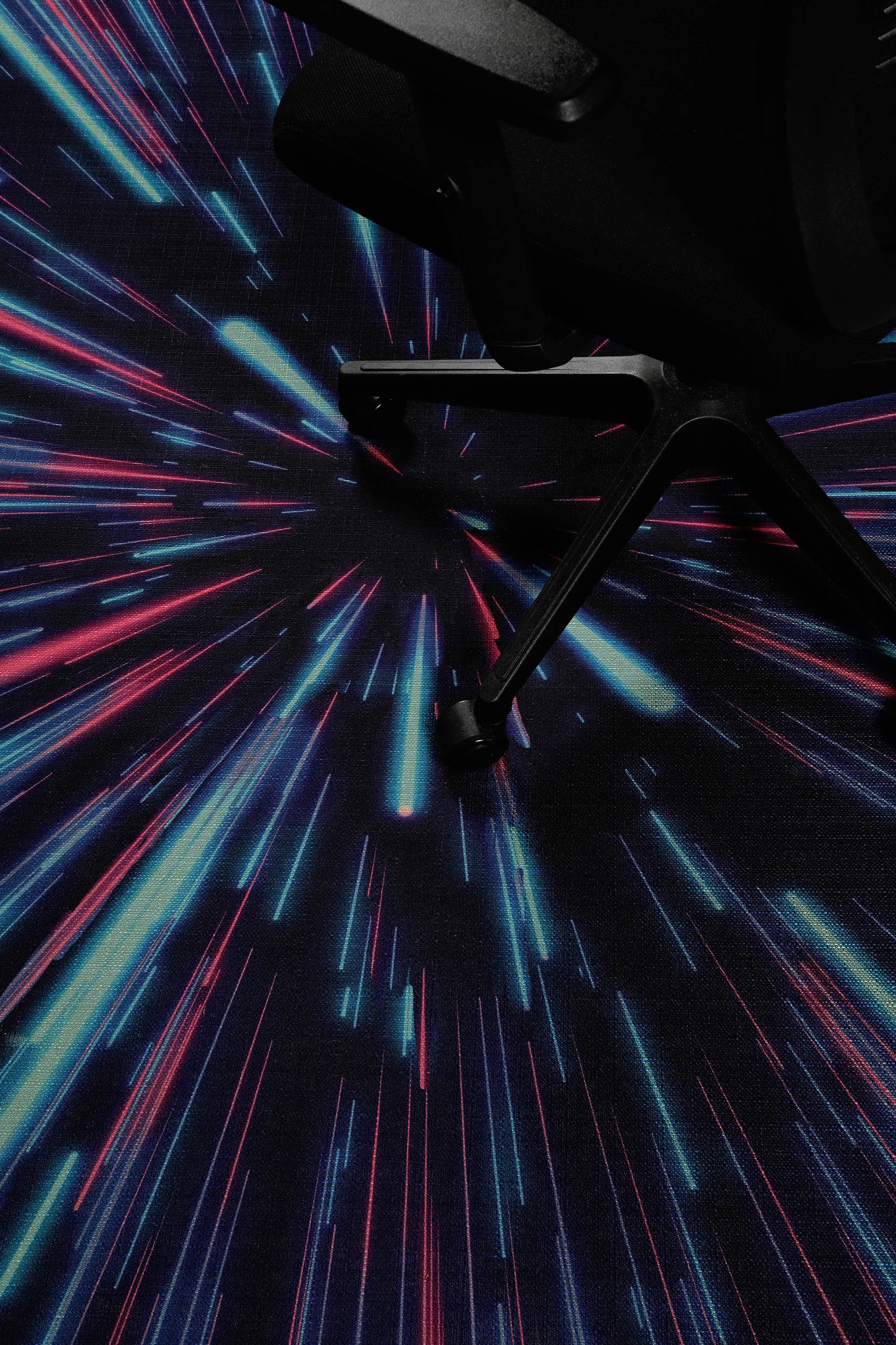 Wecon home Teppich »Neon Horizon«, rechteckig, 5 mm Höhe, Gamer Teppich, gewebt, futuristisch, robust, Gaming Room, rutschfest