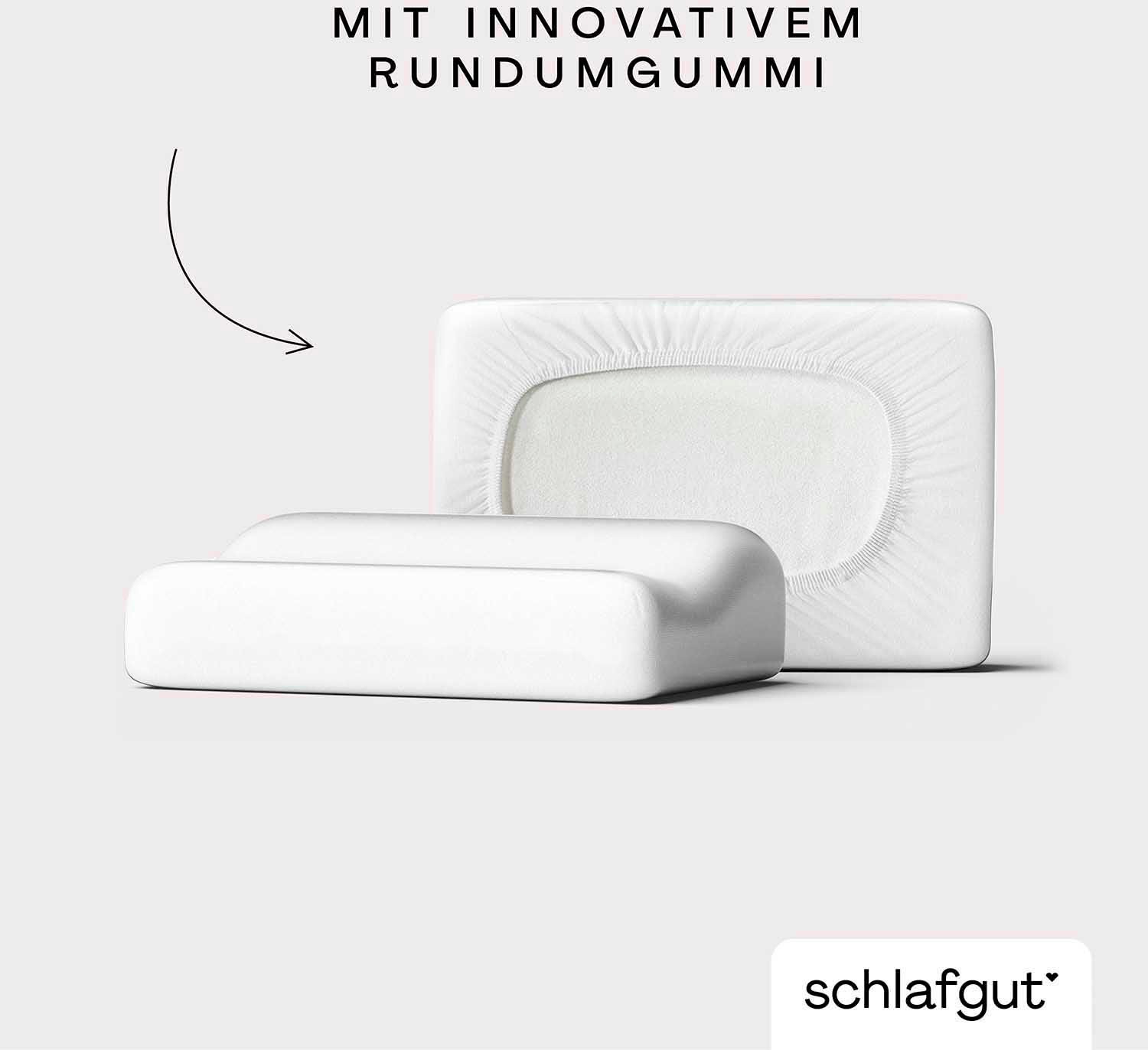 Schlafgut Kissenbezug »Pure flexibler Kissenbezug für Nackenstützkissen«, ( günstig online kaufen