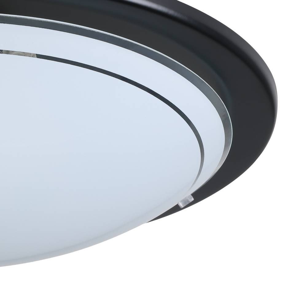 EGLO Deckenleuchte »PLANET 1«, 1 flammig, Leuchtmittel E27 | ohne Leuchtmittel, Wohnzimmerlampe, Flurlampe, Esszimmer, Büro, zeitlos, 29x29x8,5cm