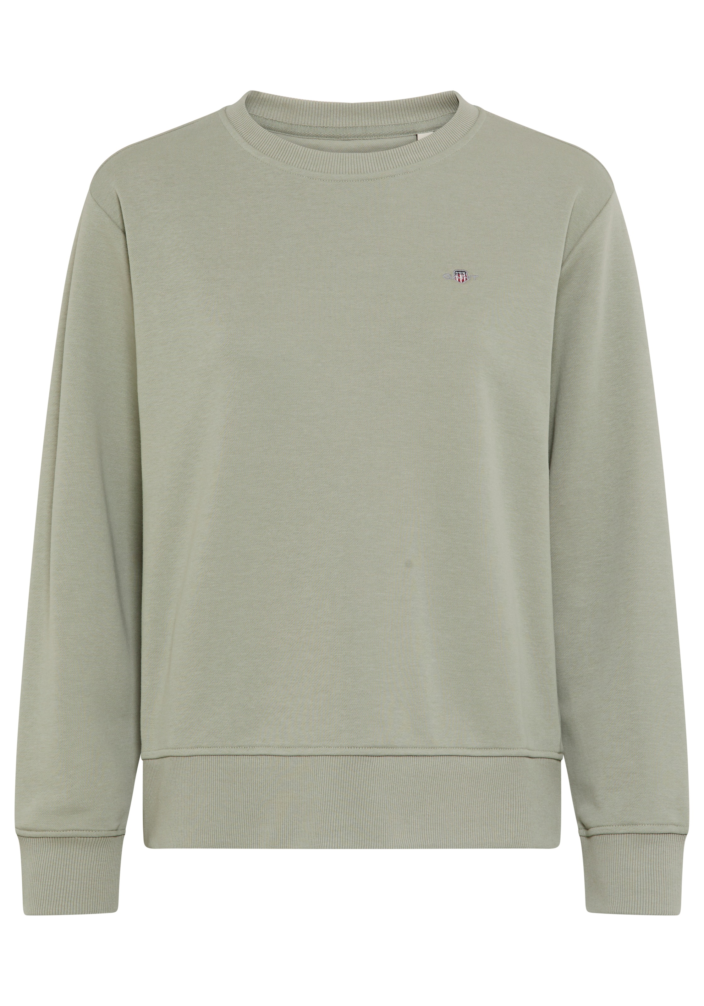 Gant Sweatshirt »SHIELD C-NECK SWEAT«, Grafische GANT-Stickerei auf der Brust
