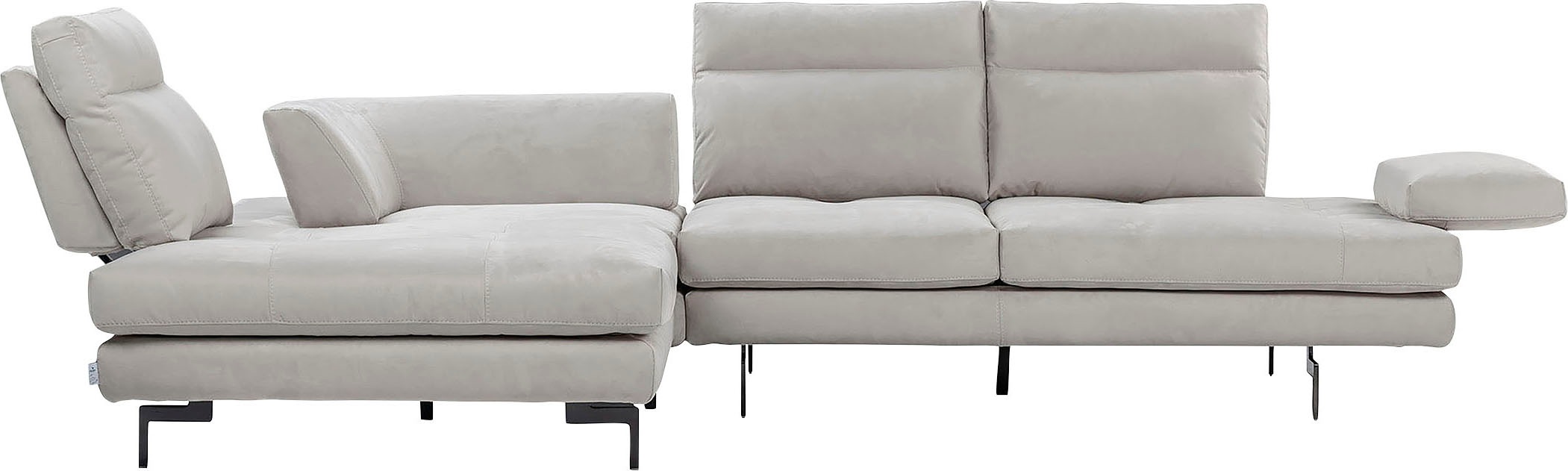 CALIA ITALIA Ecksofa »Toby Wing, Komfortsofa mit Sitzkomfort der Extraklass günstig online kaufen