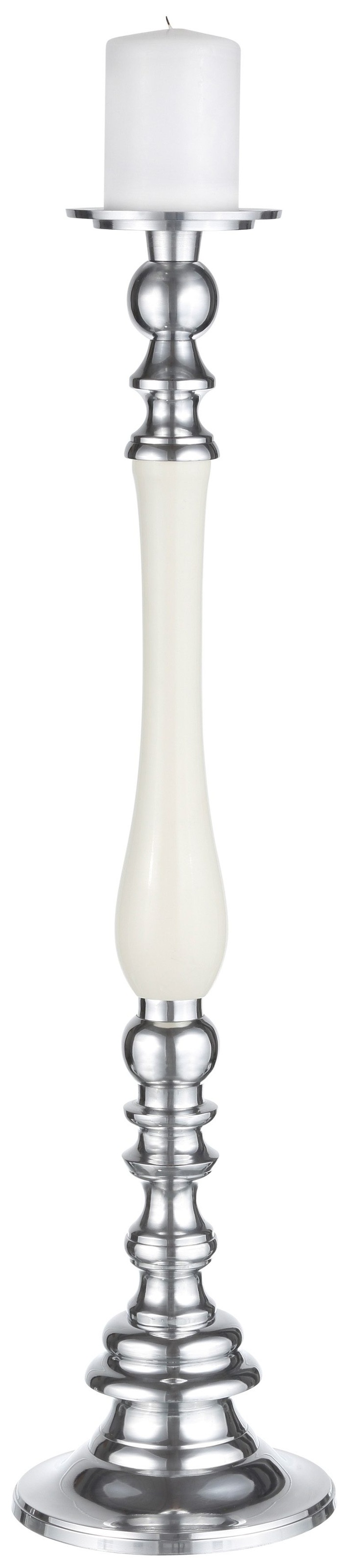 AM Design Kerzenständer »Kerzenhalter mit Glas, Stabkerzenhalter (1 Online-Shop Ausbuchtungen«, Dekoobjekt St.), kunstvollen im bestellen aus