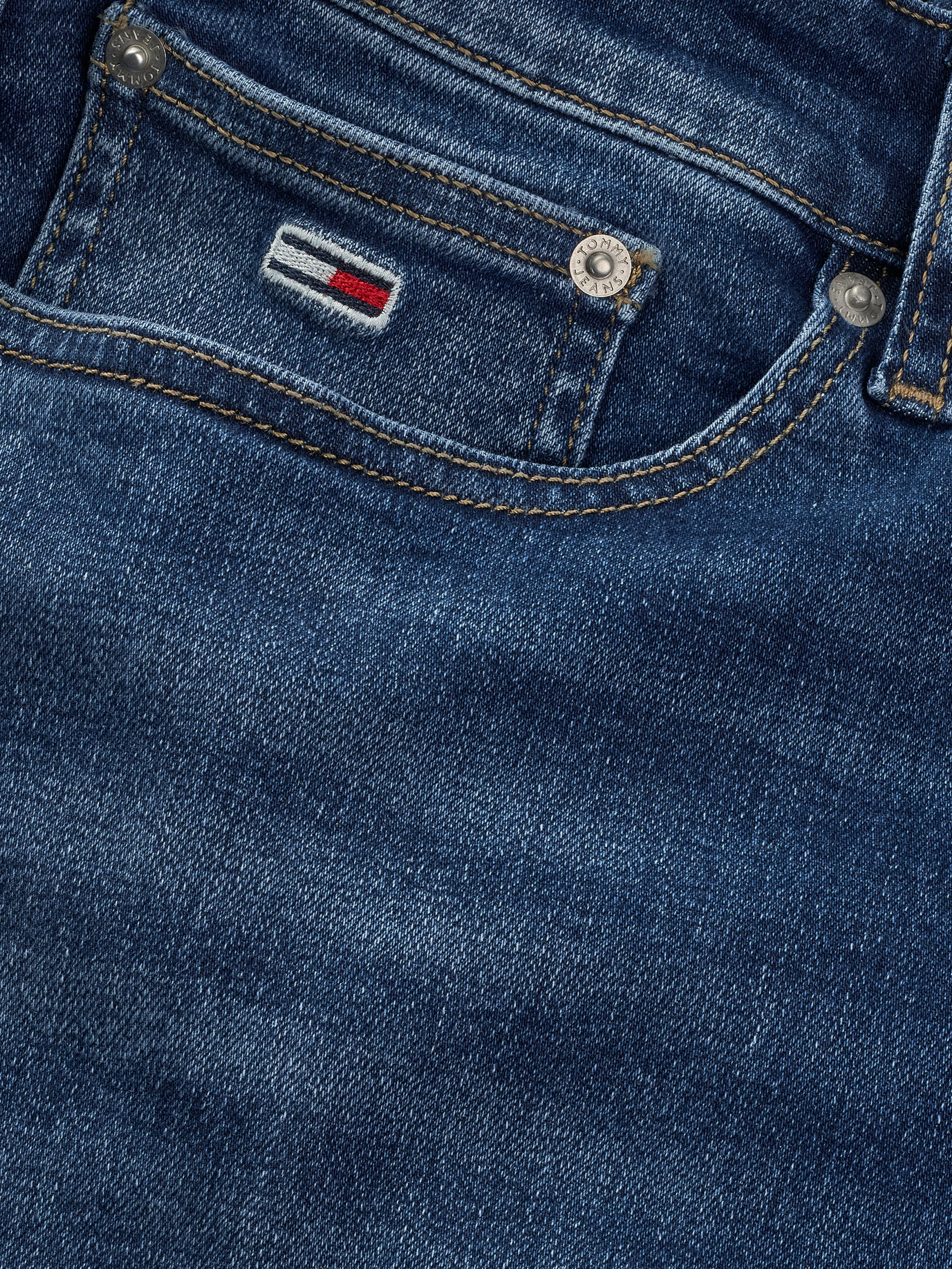 Tommy Jeans Slim-fit-Jeans »Austin Slim Tapered«, Mit Gürtelschlaufen
