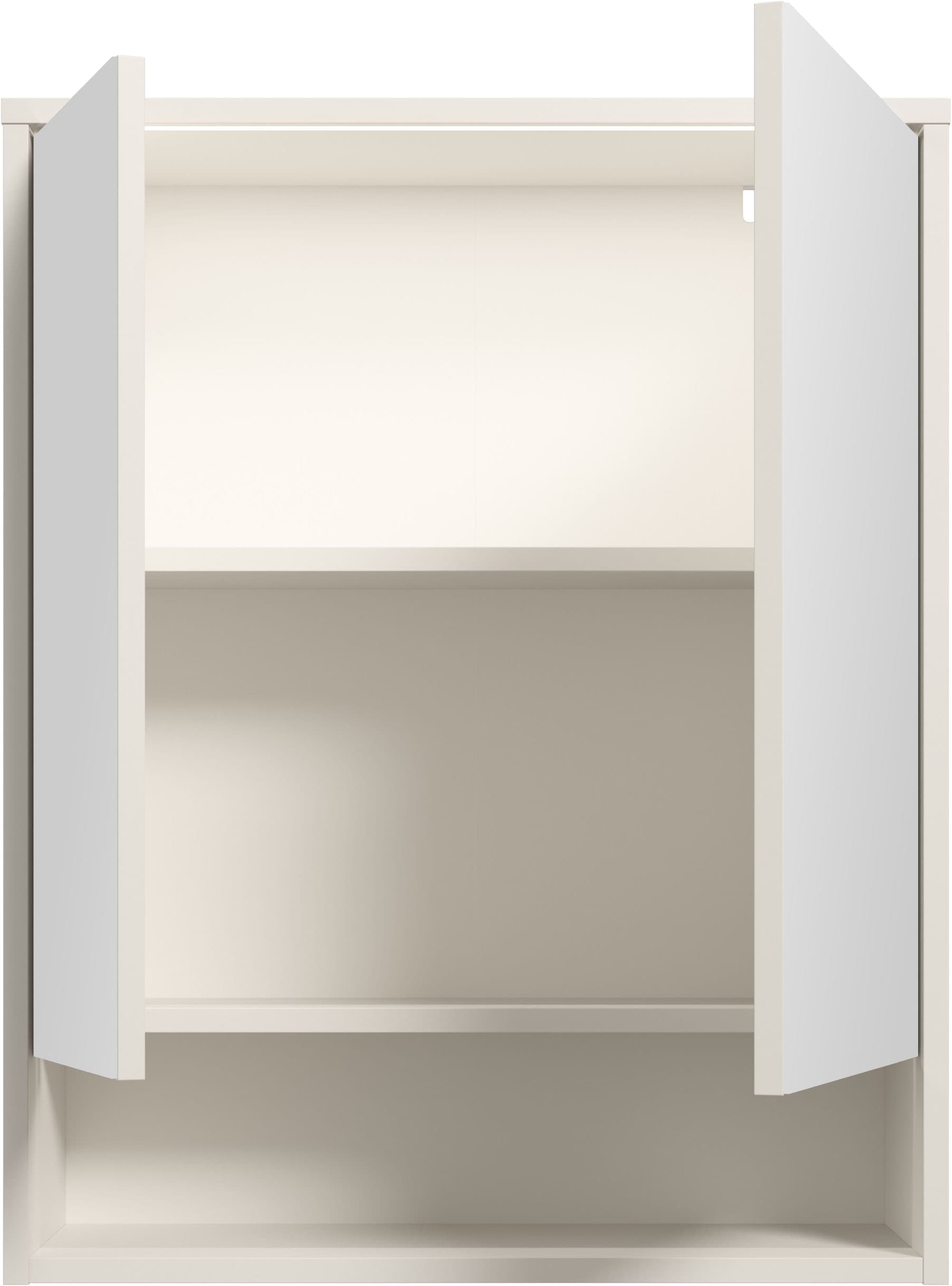 BASIC by Balculina Spiegelschrank »Lucera Spiegelschrank, Badezimmerschrank BxHxT 60x75x20« 1 Stk. tlg. Breite 60 cm, Tür L/R montierbar, LED-Beleuchtung