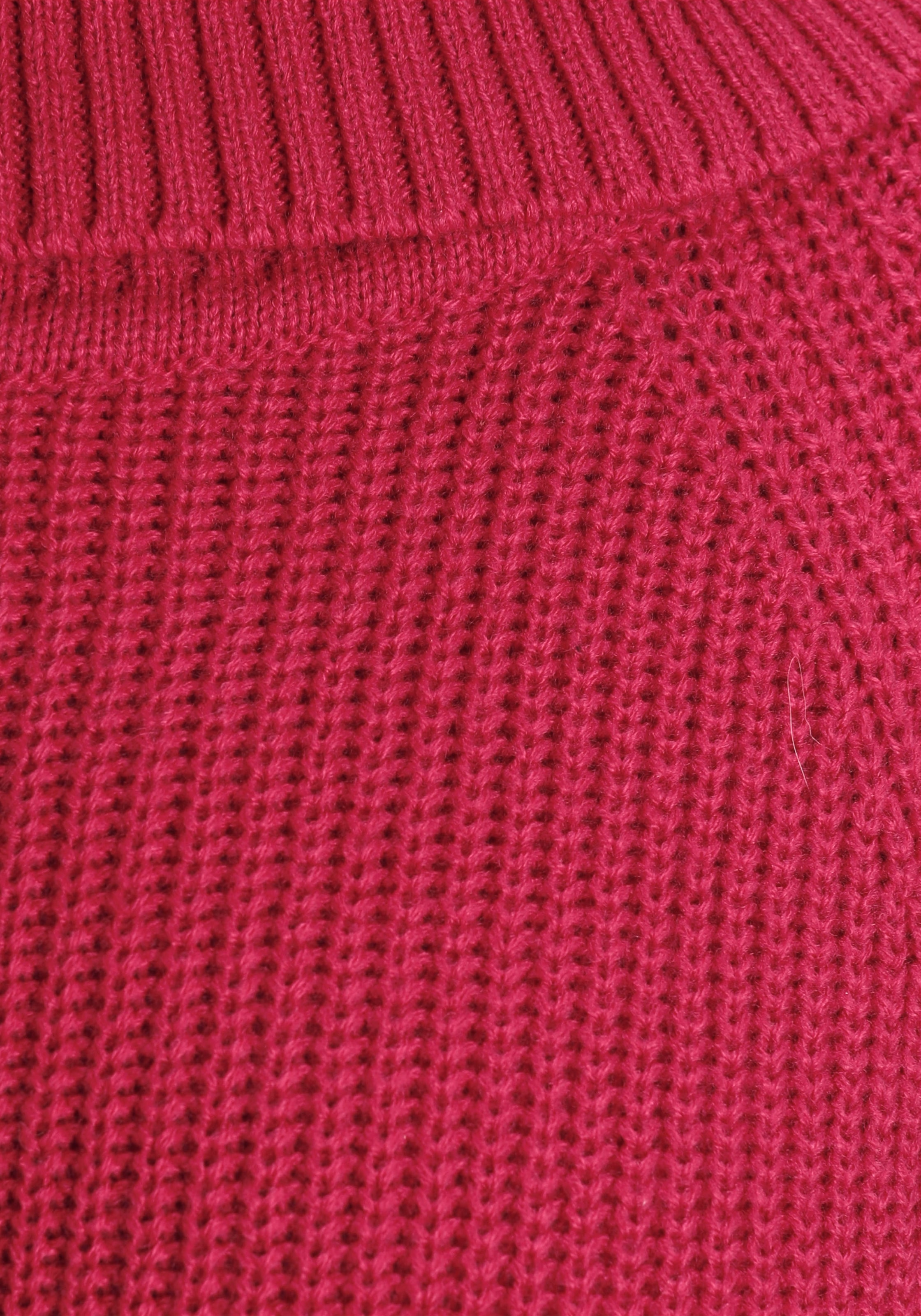 AJC Rollkragenpullover, in lässig weiter Form mit turn-up Ärmelabschlüssen