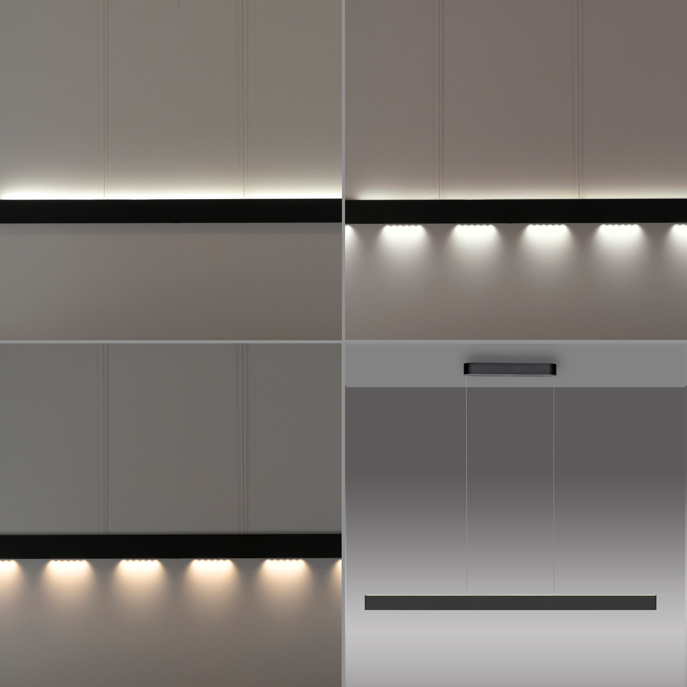 Neuhaus Q DESIGN CONTROL LIGHTS LED Pendelleuchte »Q-STRETTO« LED-Board 1 Stk. warmweiß - kaltweiß