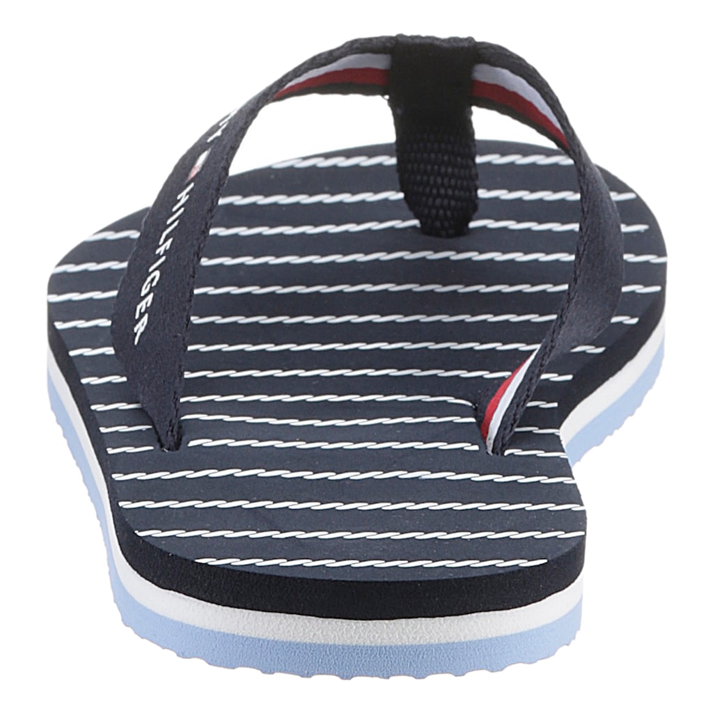 Tommy Hilfiger Zehentrenner »TOMMY ESSENTIAL ROPE SANDAL«