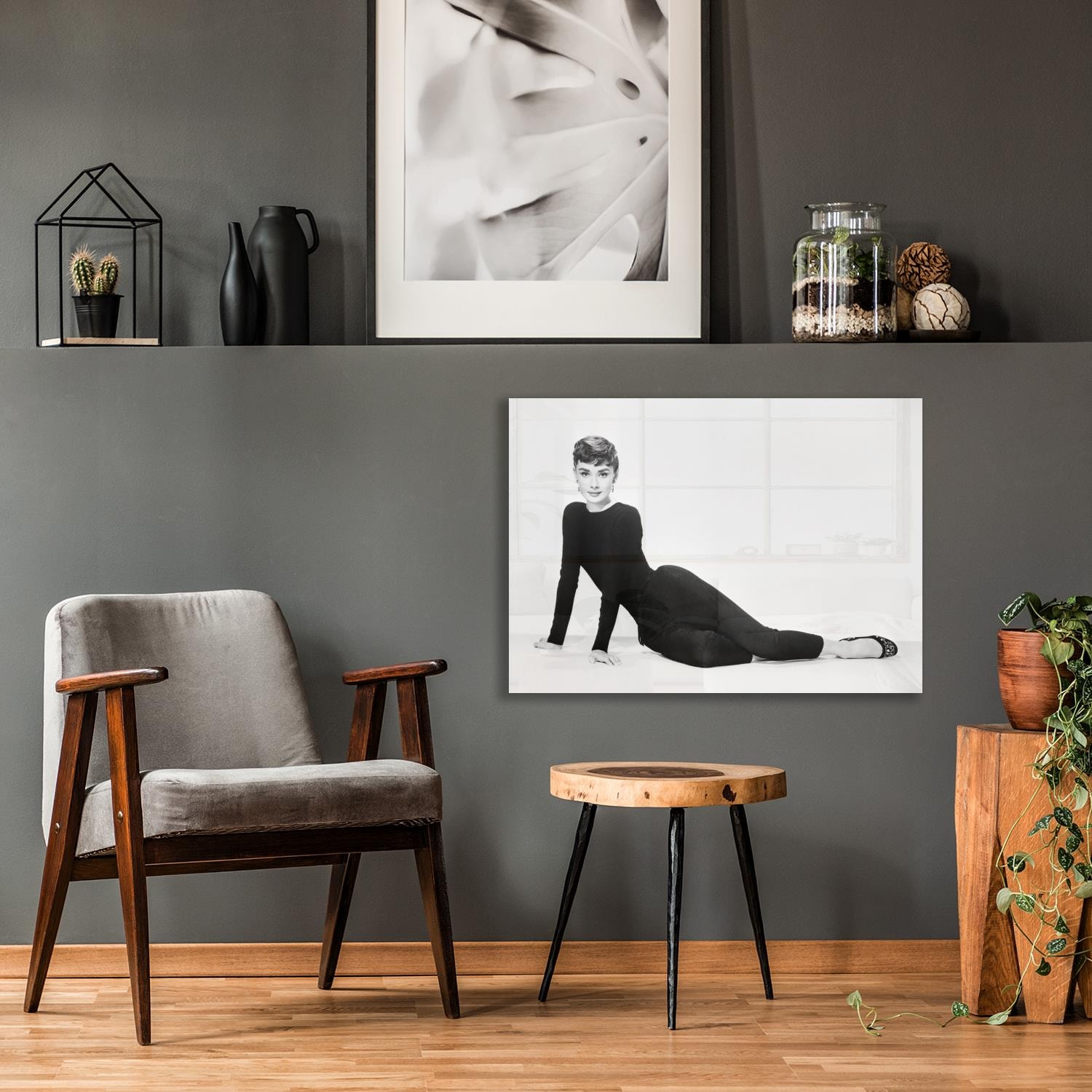 queence Acrylglasbild »Audrey« Film   Filmfiguren   Filmszene   Foto   Frau günstig online kaufen