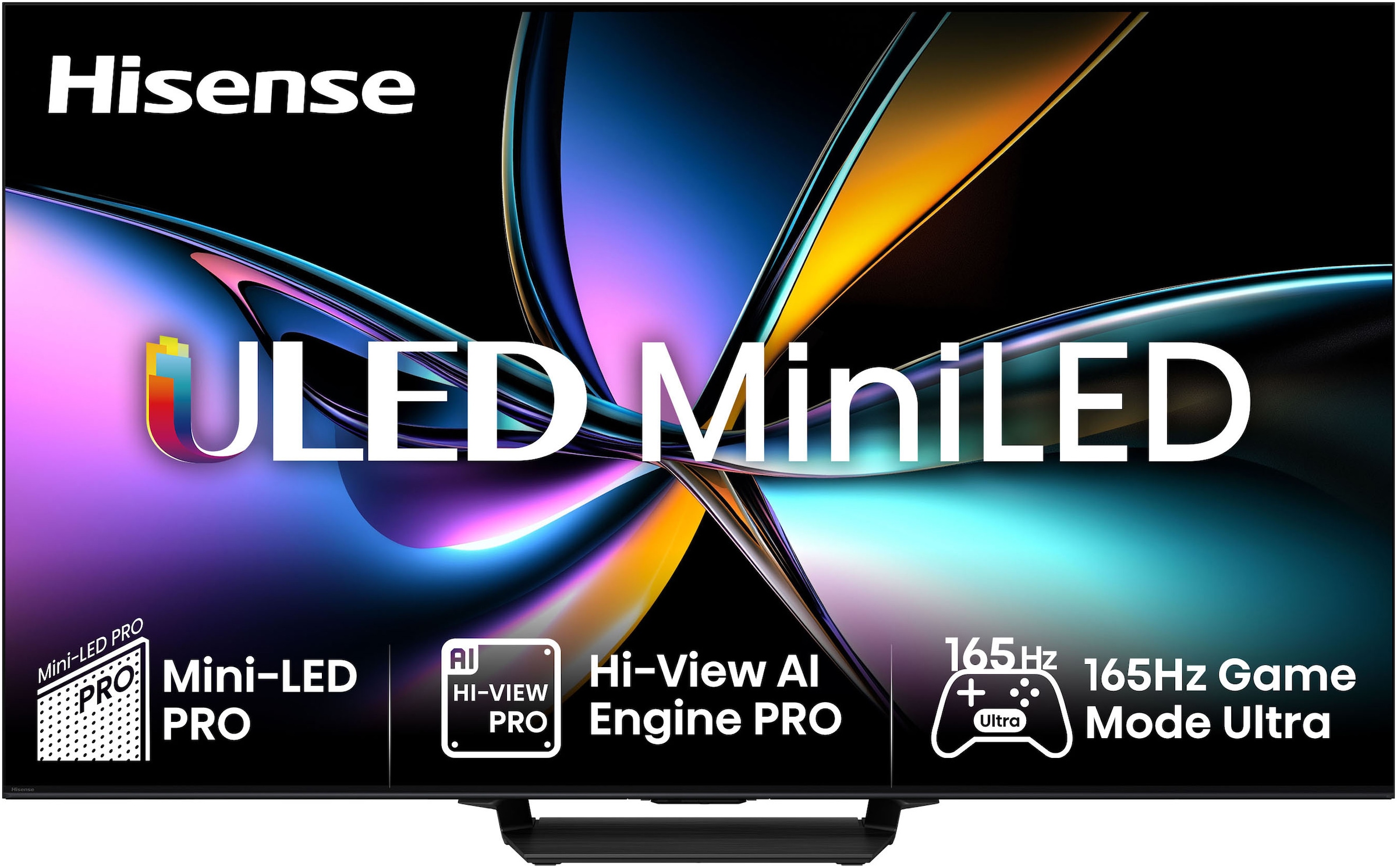 Hisense QLED Mini LED-Fernseher »85U7Q PRO« 215 cm/85 ″ Smart-TV 4K UHD MiniLED Smart TV