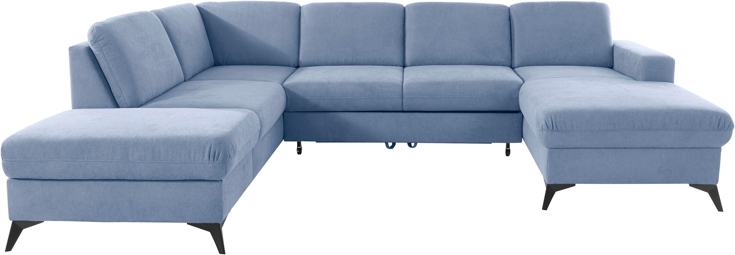 Home affaire Wohnlandschaft »Lolland U-Form« Wahlweise mit Bettfunktion und günstig online kaufen