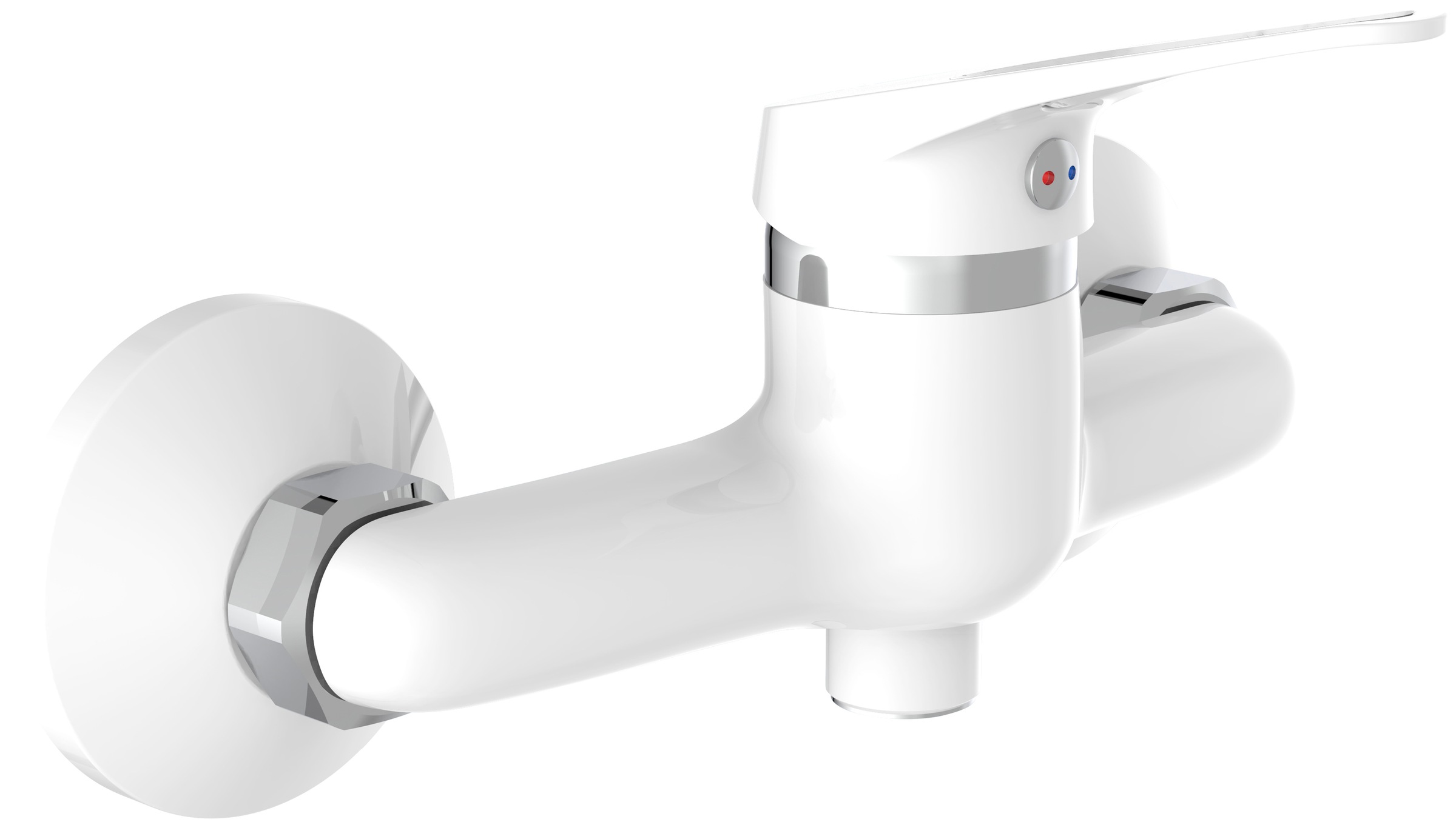Eisl Duscharmatur »SPEED«, Wasserhahn Bad, Mischbatterie Dusche in Weiß/Chrom kaufen