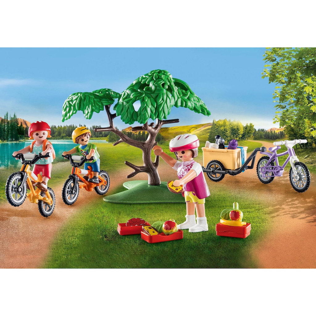 Playmobil® Konstruktions-Spielset »Mountainbike-Tour (71426), Family & Fun«, (52 St.)