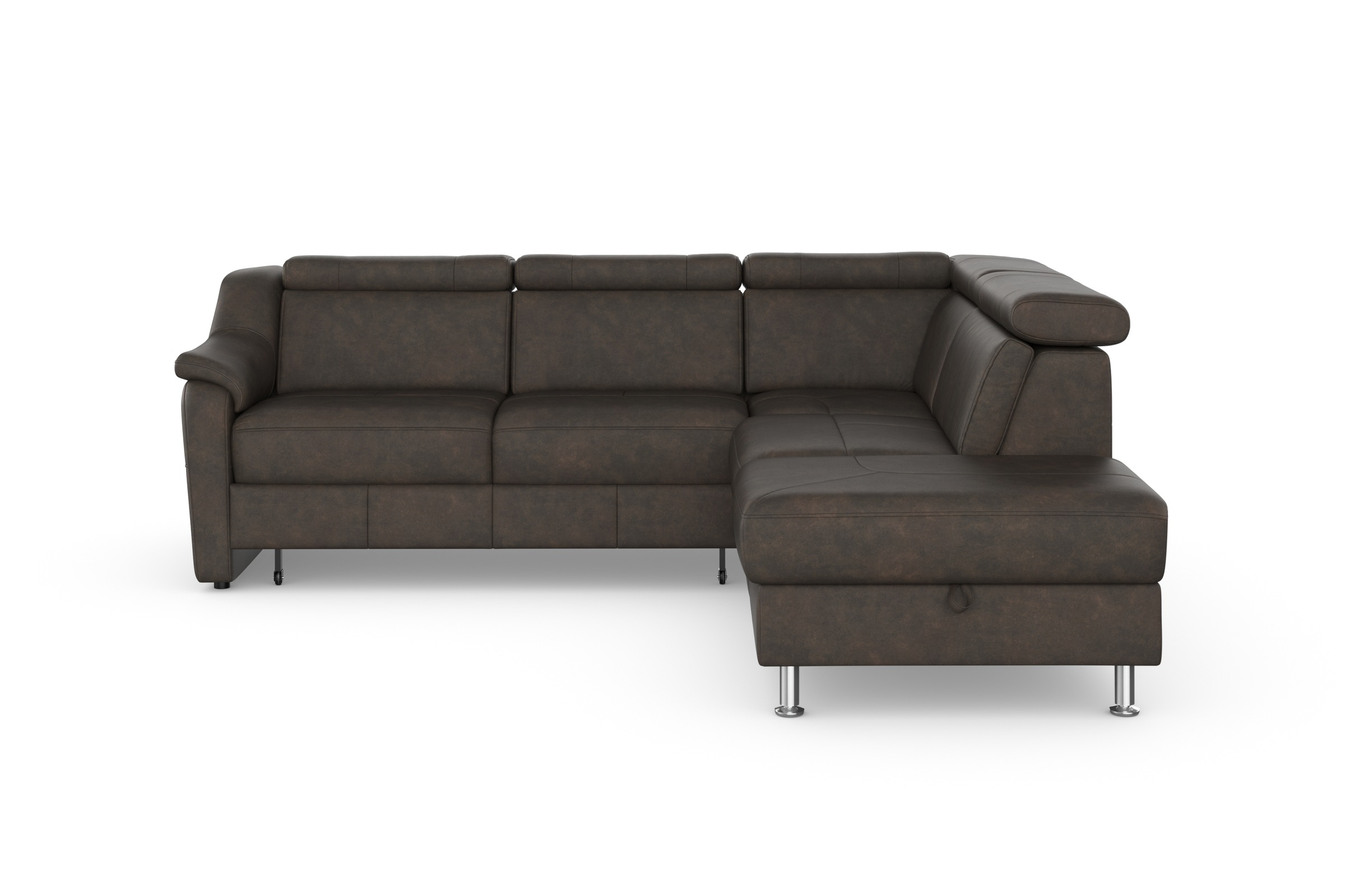 sit&more Ecksofa »Freetown L-Form«, inklusive Kopfteilverstellung und komfortablem Federkern