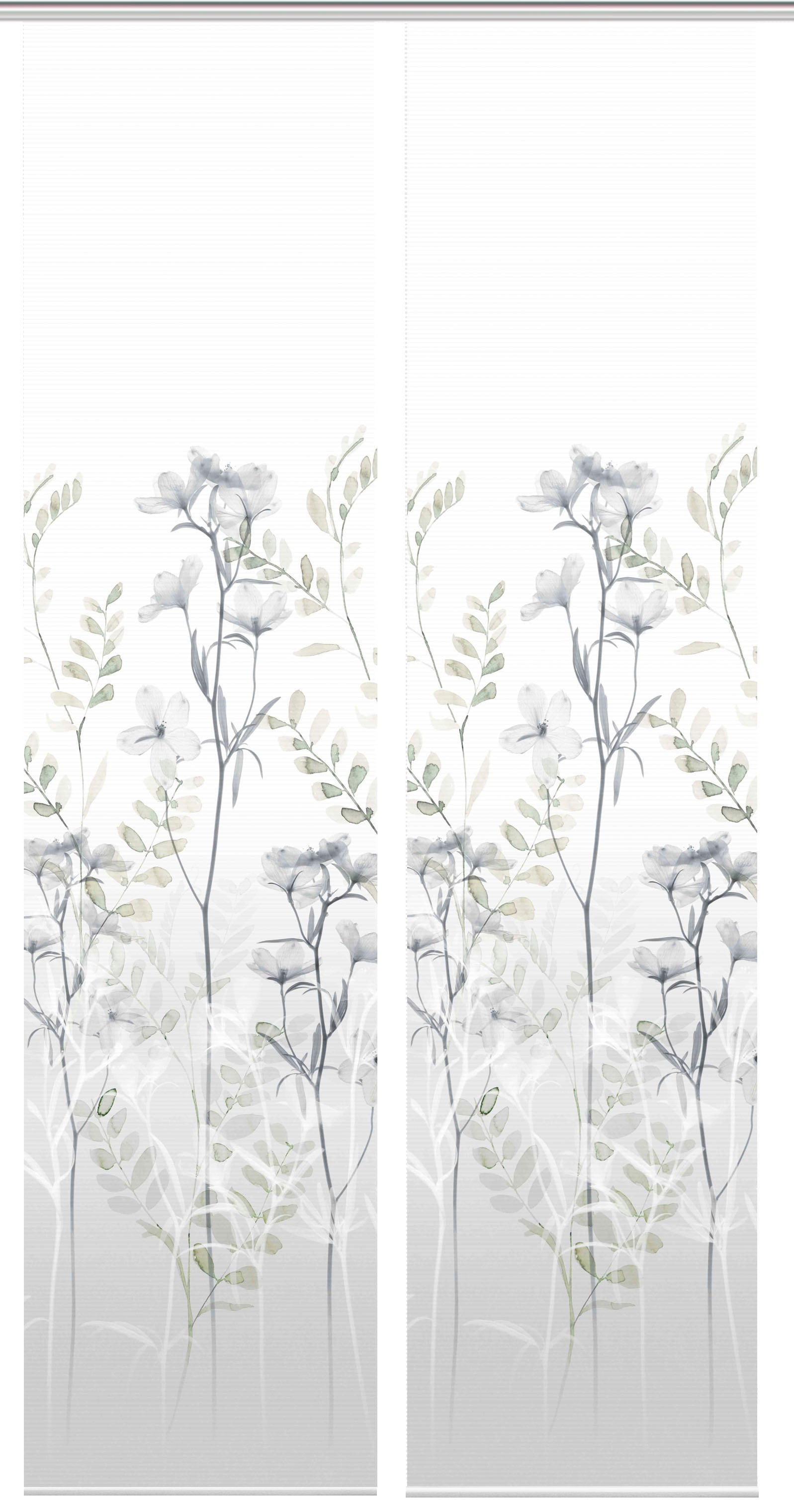 Vision S Schiebegardine »HELVIN 2er SET« Paneelwagen 2 Stk. tlg. Schiebevorhang Digidruck 2er Set HELVIN