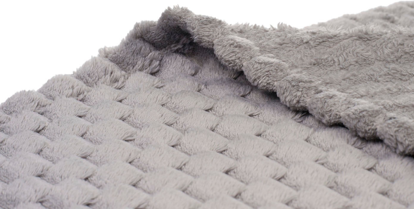 Gözze Wohndecke »Decke 3D - Bubbles«, Jacquard gewebte Decke in 3D Optik