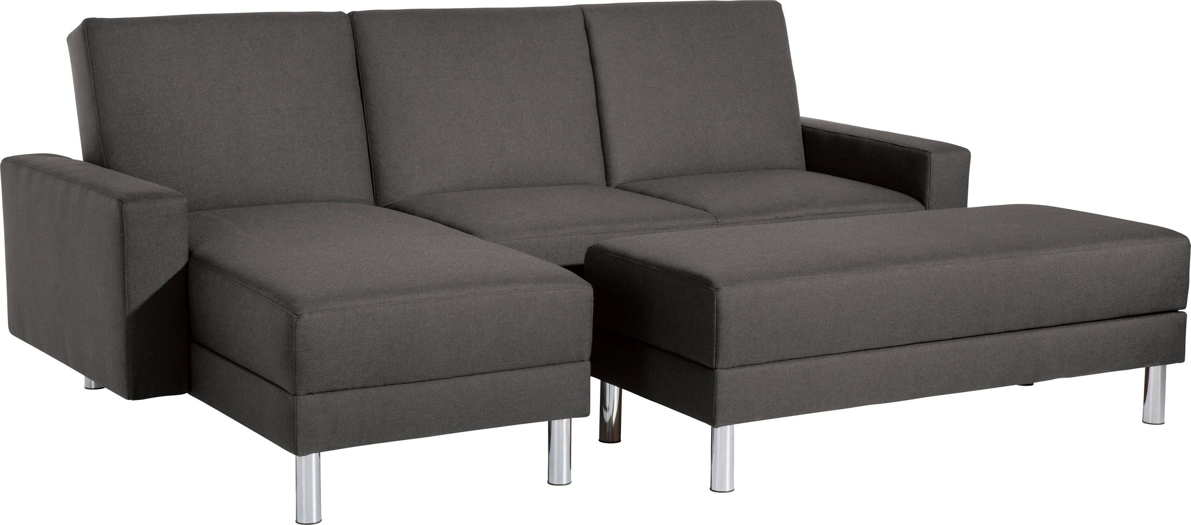 Max Winzer® Schlafsofa »Just Fresh«, mit Rückenverstellung, inklusive Stauraumhocker