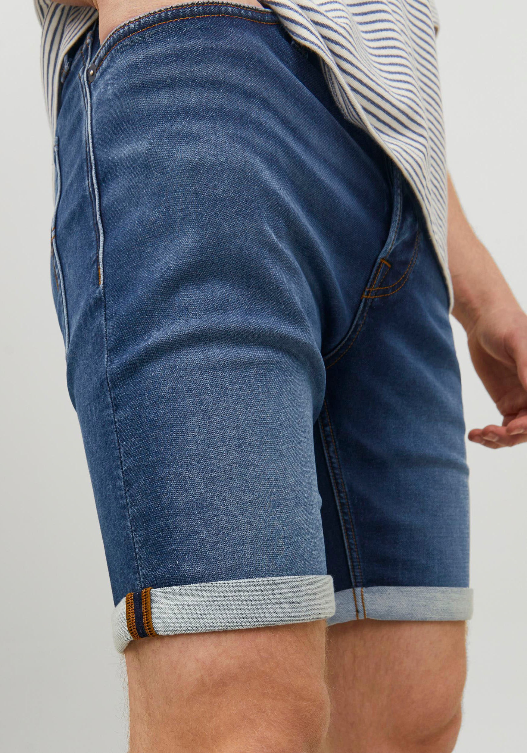 2. Bild von Jack & Jones Jeansshorts »JJIRICK JJICON SHORTS GE 604 I.K SN«, mit Umschlagsaum