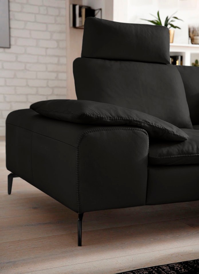 W.SCHILLIG Ecksofa »valentinoo, Designsofa, elegant und bequem, L-Form«, (Set), mit Sitztiefenverstellung, Breite 318 cm