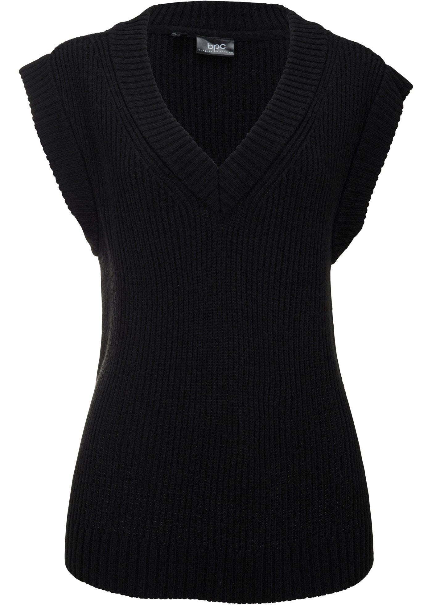 bonprix Pullunder »Pullunder« aus Polyacryl, mit V-Ausschnitt, lockere Passform, ohne Verschluss