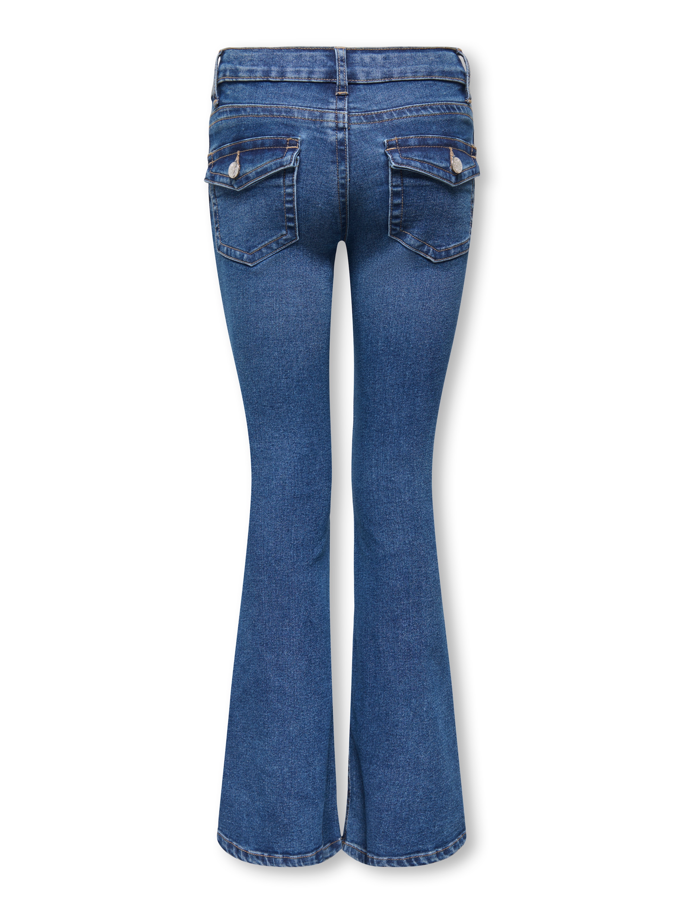 KIDS ONLY Bootcut-Jeans »KOGPHOEBE LW BA POC FLA DNM MB PIM NOOS« Baumwollmischung, low waist, flared fit