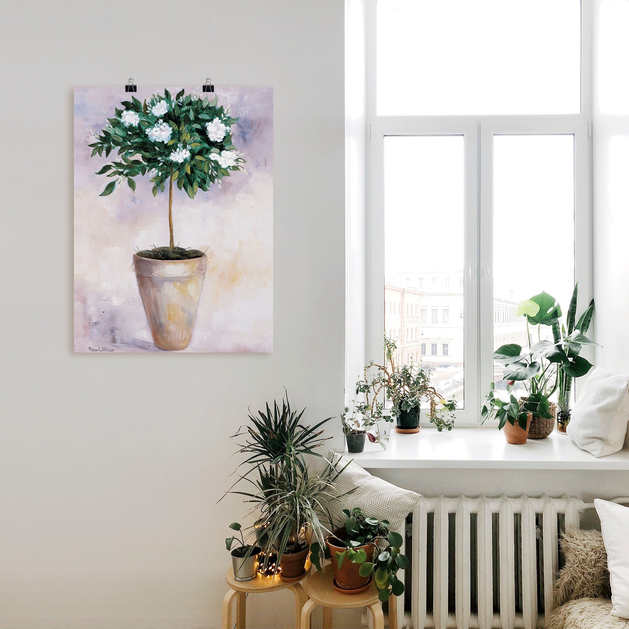 Artland Wandbild »Winterjasmin«, Pflanzen, (1 St.), als Poster, Wandaufkleber in verschied. Größen
