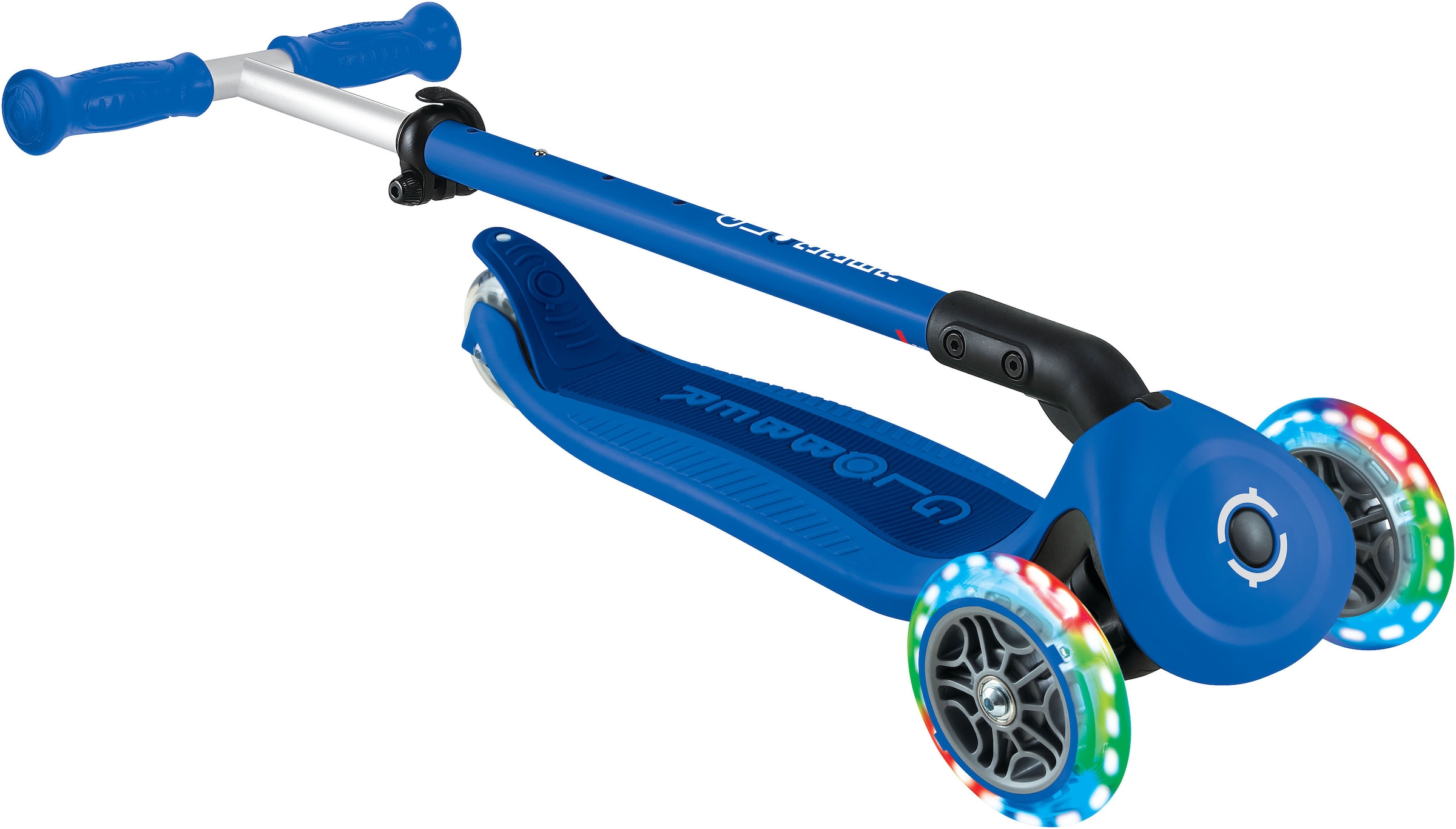 Globber Tretroller »GO-UP ACTIVE LIGHTS mit Leuchtrollen« Dreirad, Laufrad und Scooter