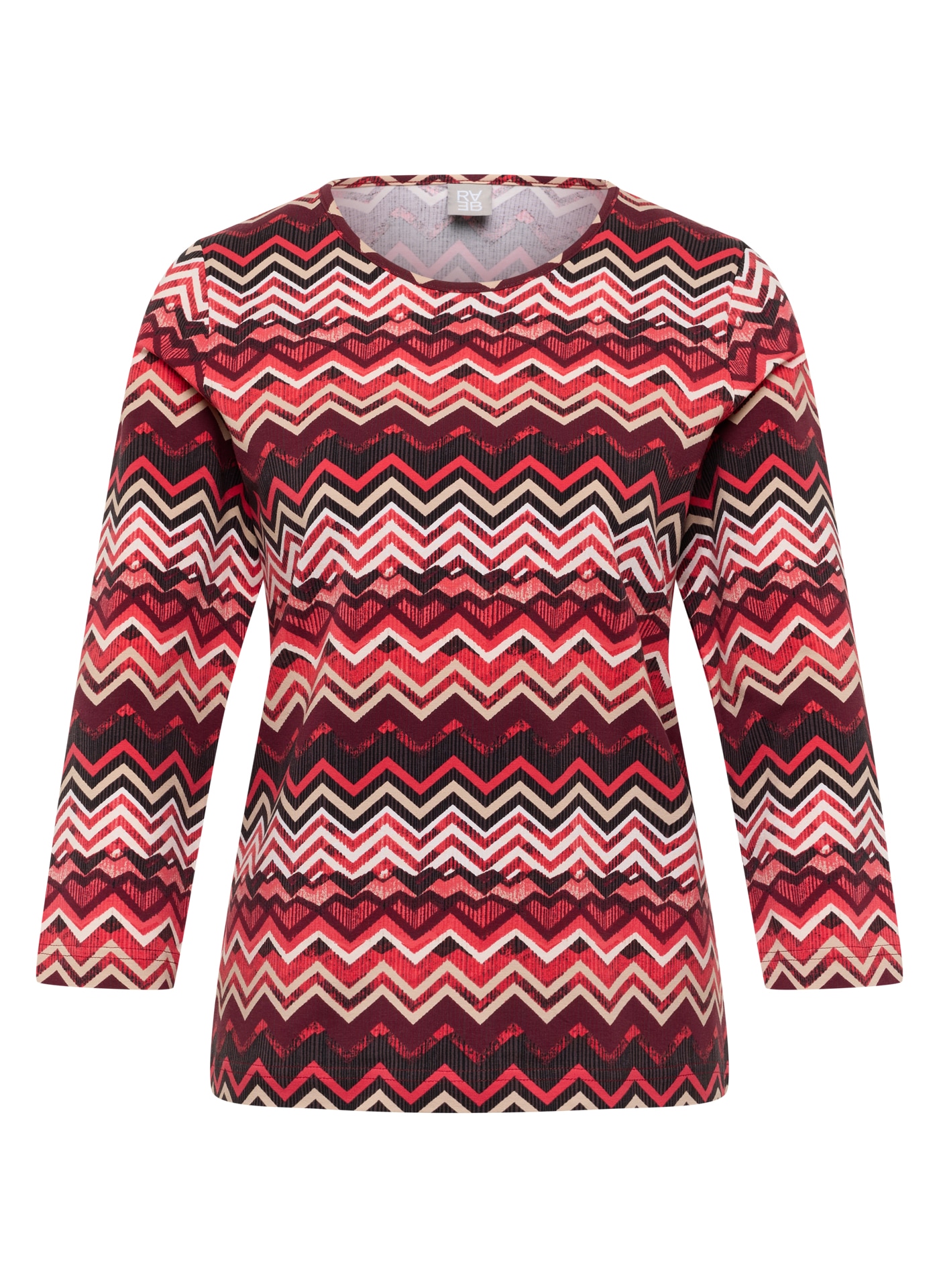 Rabe 3/4-Arm-Shirt mit Allover-Muster