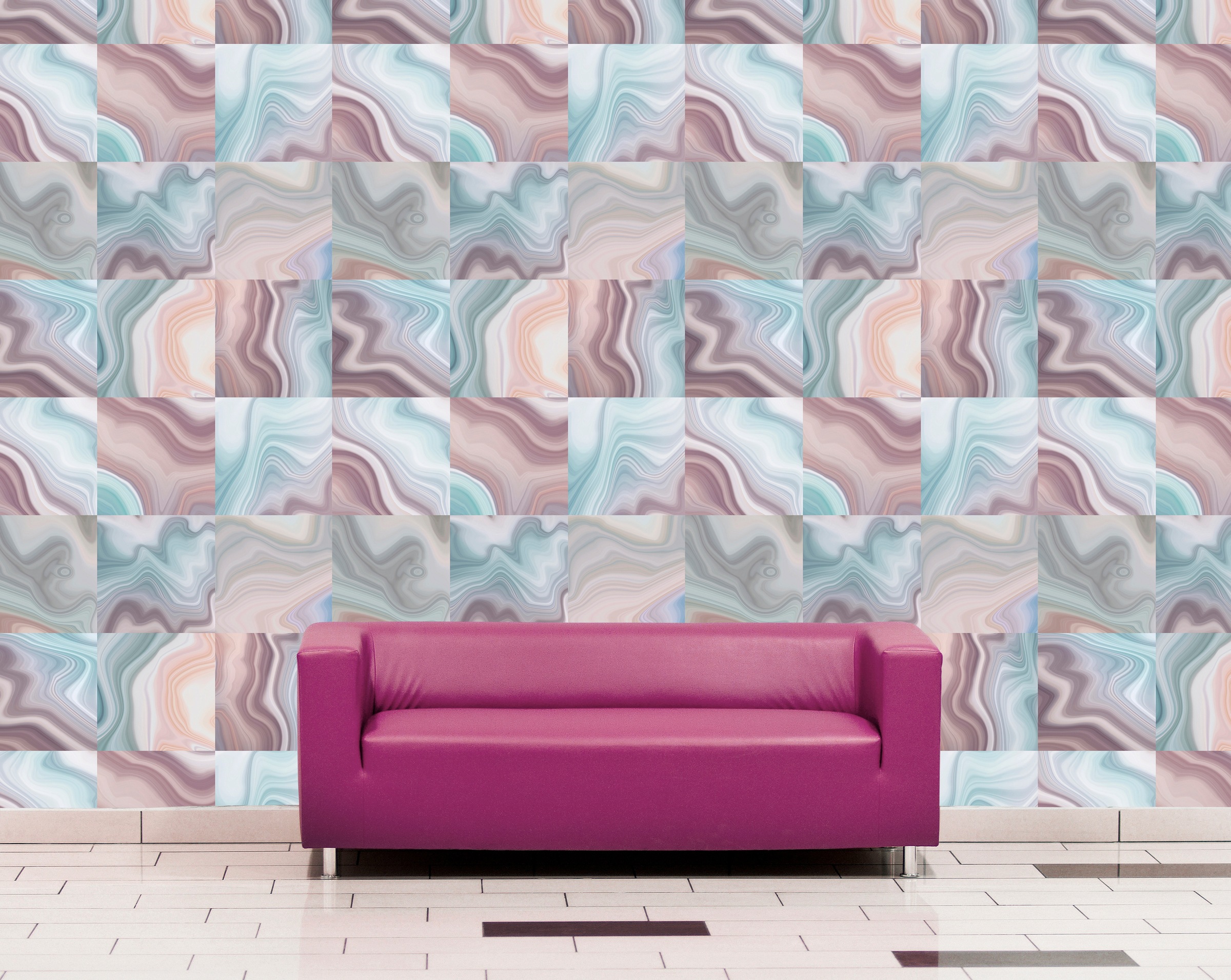 queence Vinyltapete »Boaf«, bedruckt-clean-unifarben-minimalistisch-Abriebeffekte-Steinoptik, 90x250cm, selbstklebend, kinderleichte Anbringung, Sticker