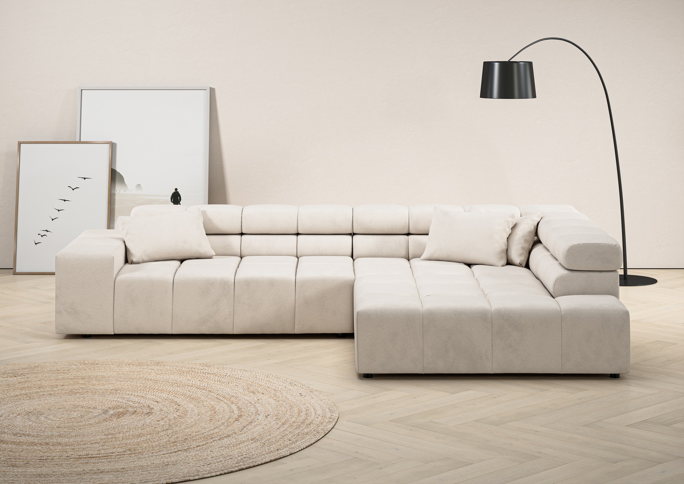INOSIGN Ecksofa »Ancona incl. Kopfteilverstellung, OTTOs Choice, Breite 319 günstig online kaufen