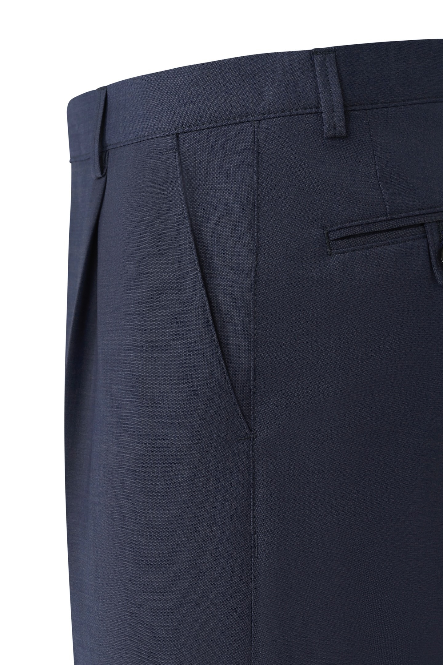 bugatti Bundfaltenhose, mit Stretch und Bundfalten