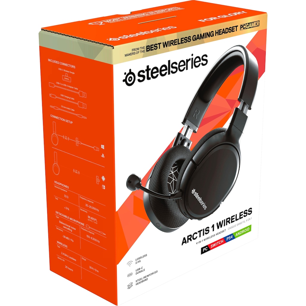 SteelSeries Gaming-Headset »Arctis 1 Wireless«, WLAN (WiFi)